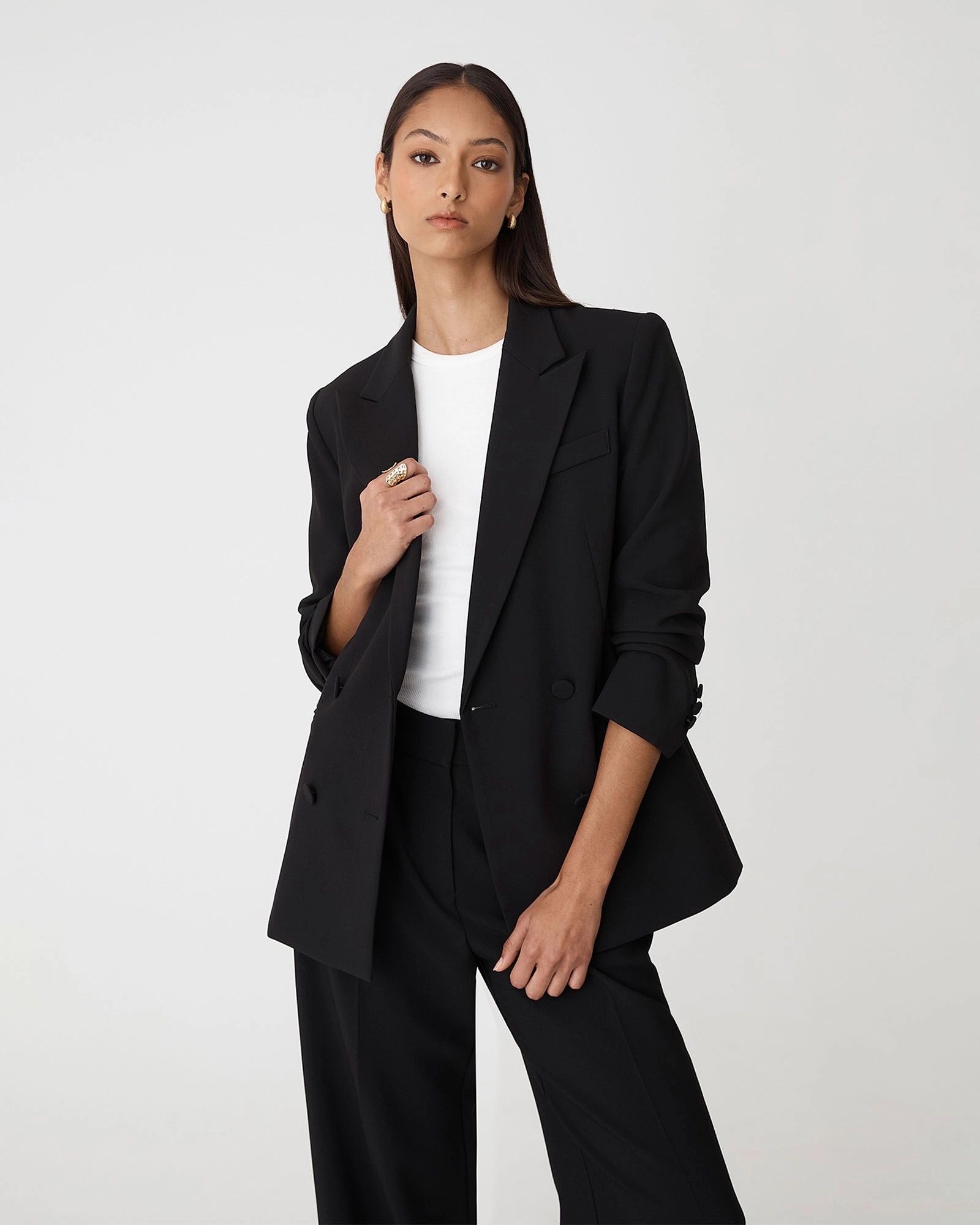 Forcast Clothing - Nikki Double Breasted Blazer