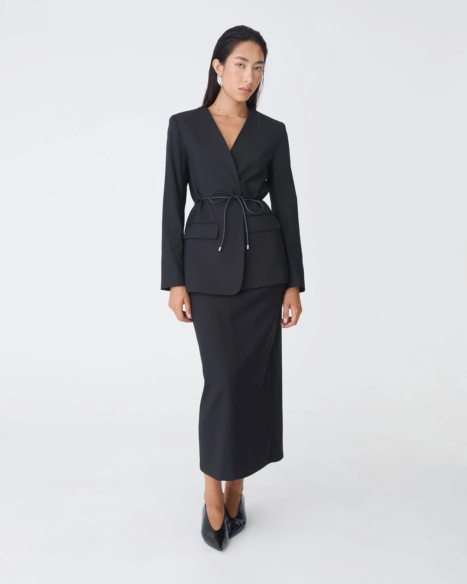 Forcast Clothing - Aaria Collarless Blazer