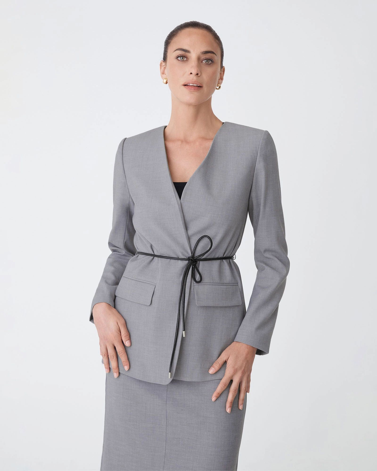 Forcast Clothing - Aaria Collarless Blazer