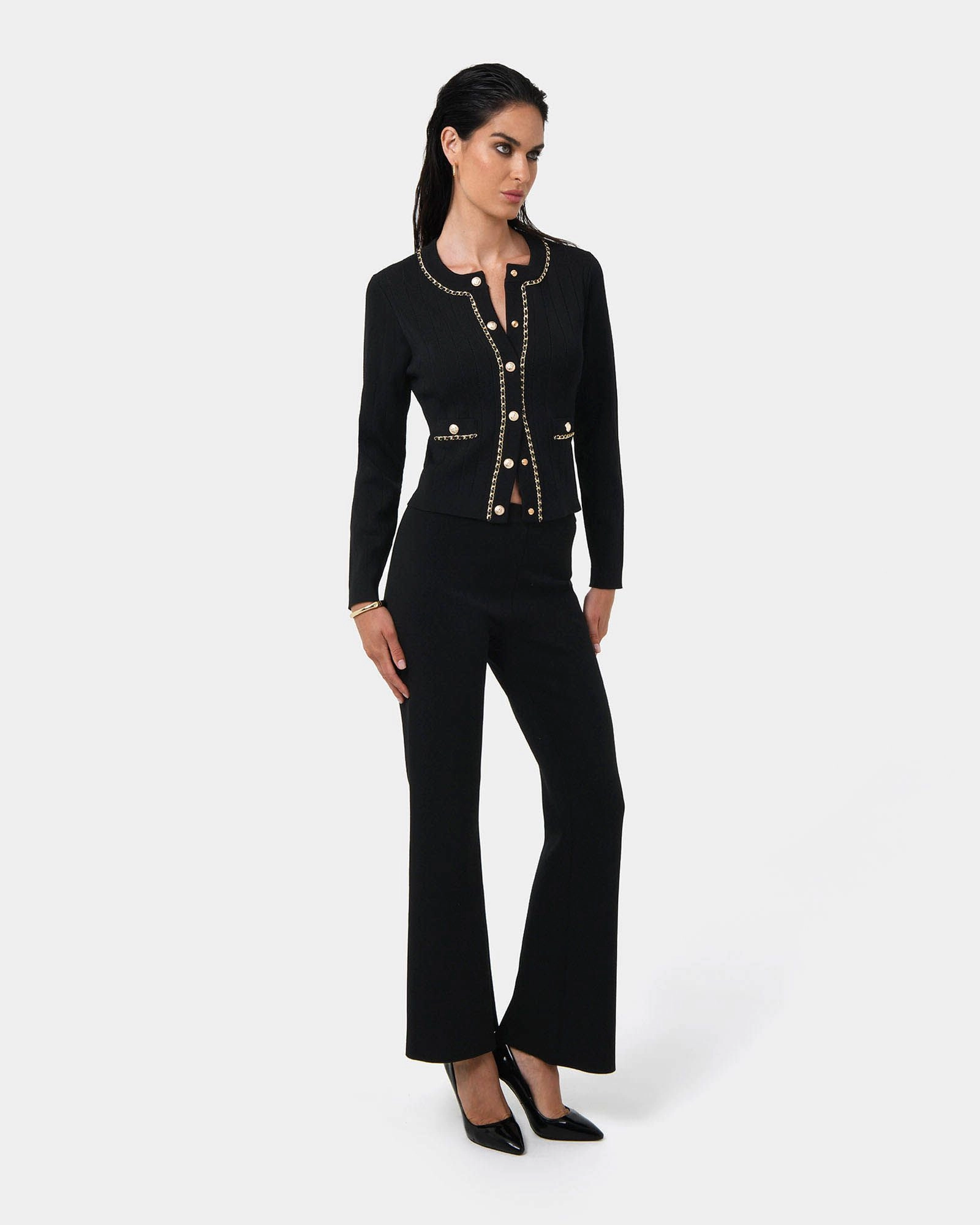 Forcast Clothing - Rachel Chain Cardigan 