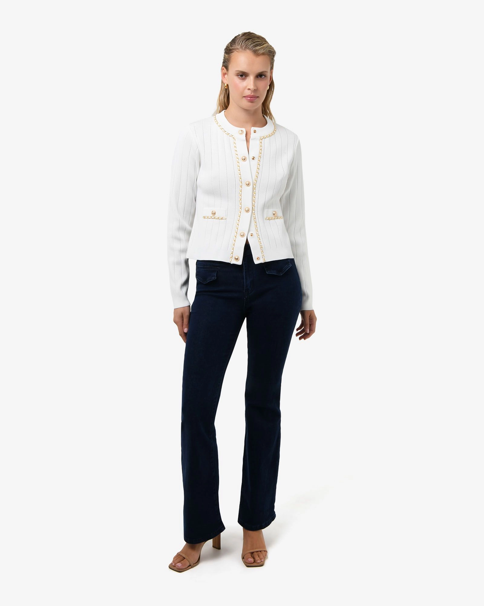 Forcast Clothing - Rachel Chain Cardigan 