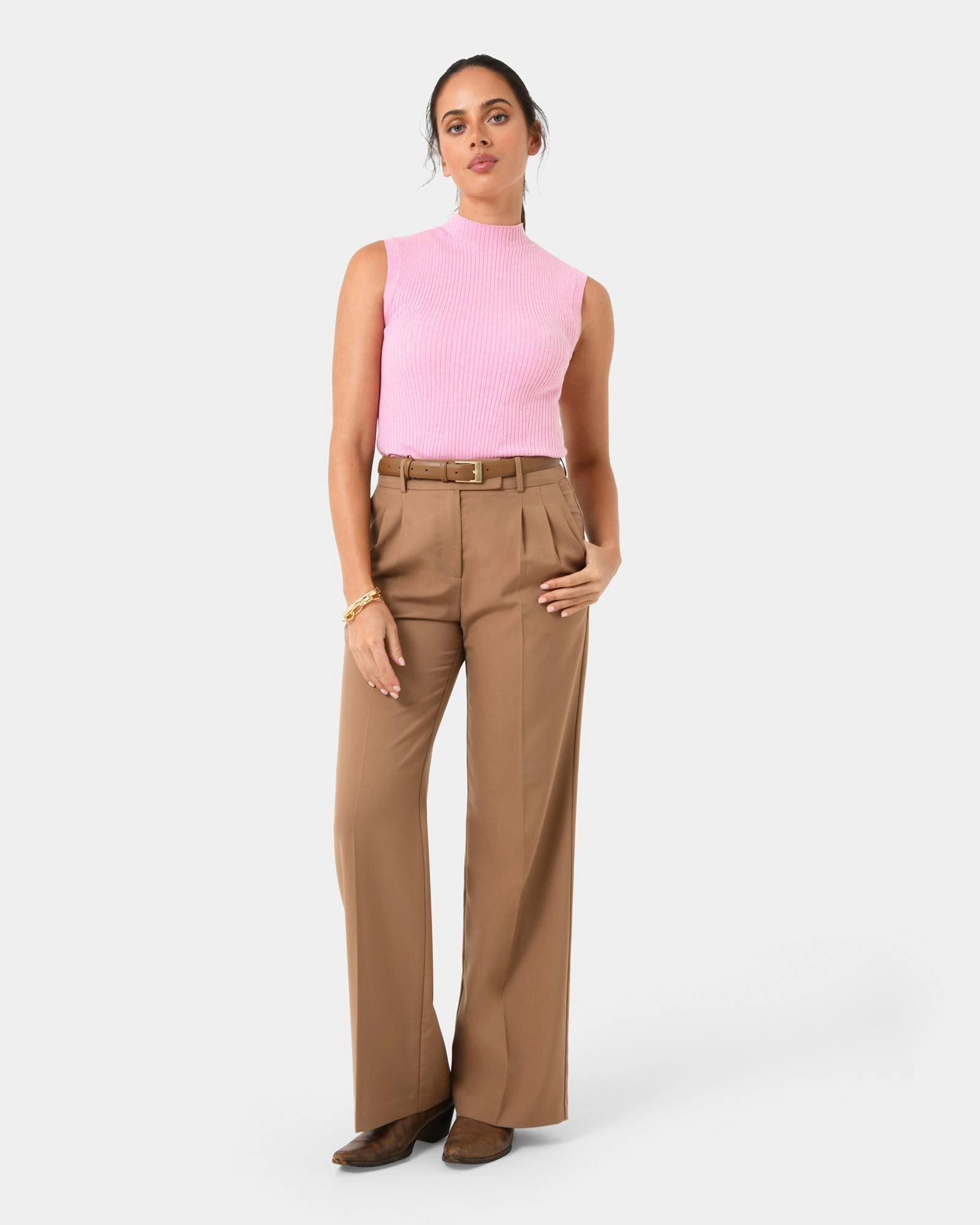 Forcast Clothing - Charm Mock Neck Knit