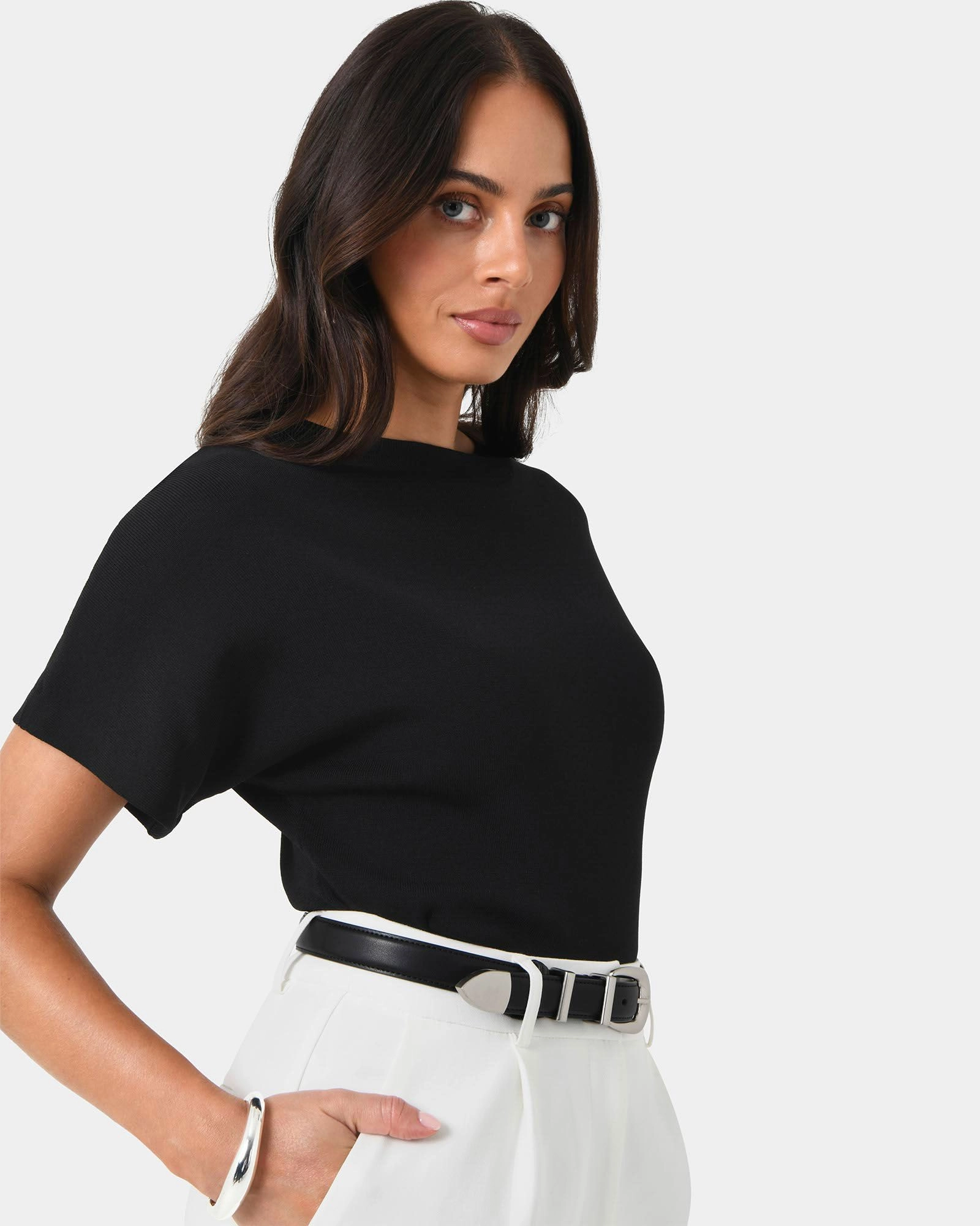 Forcast Clothing - Jemma Relaxed Knit Top