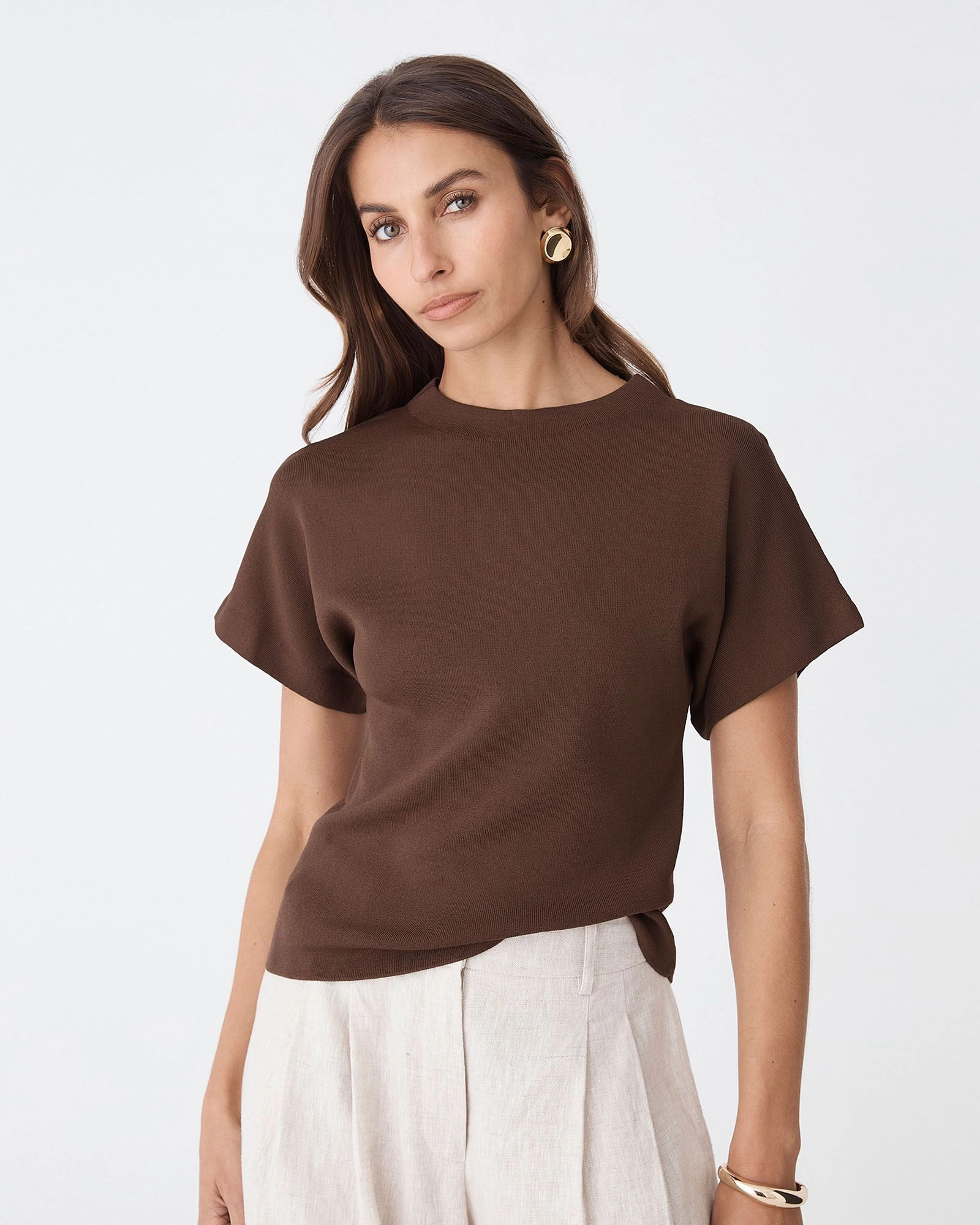 Forcast Clothing - Jemma Relaxed Knit Top