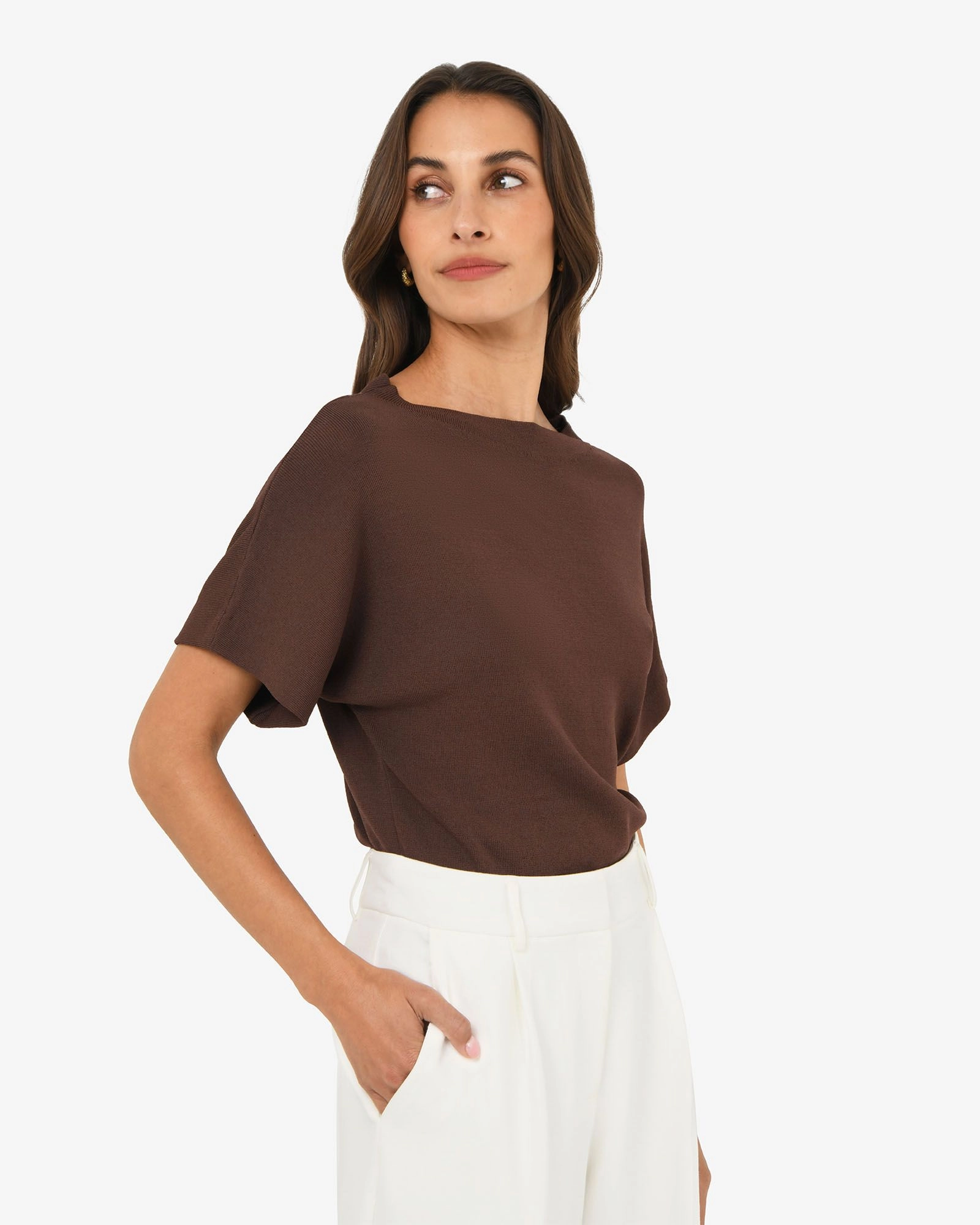 Forcast Clothing - Jemma Relaxed Knit Top