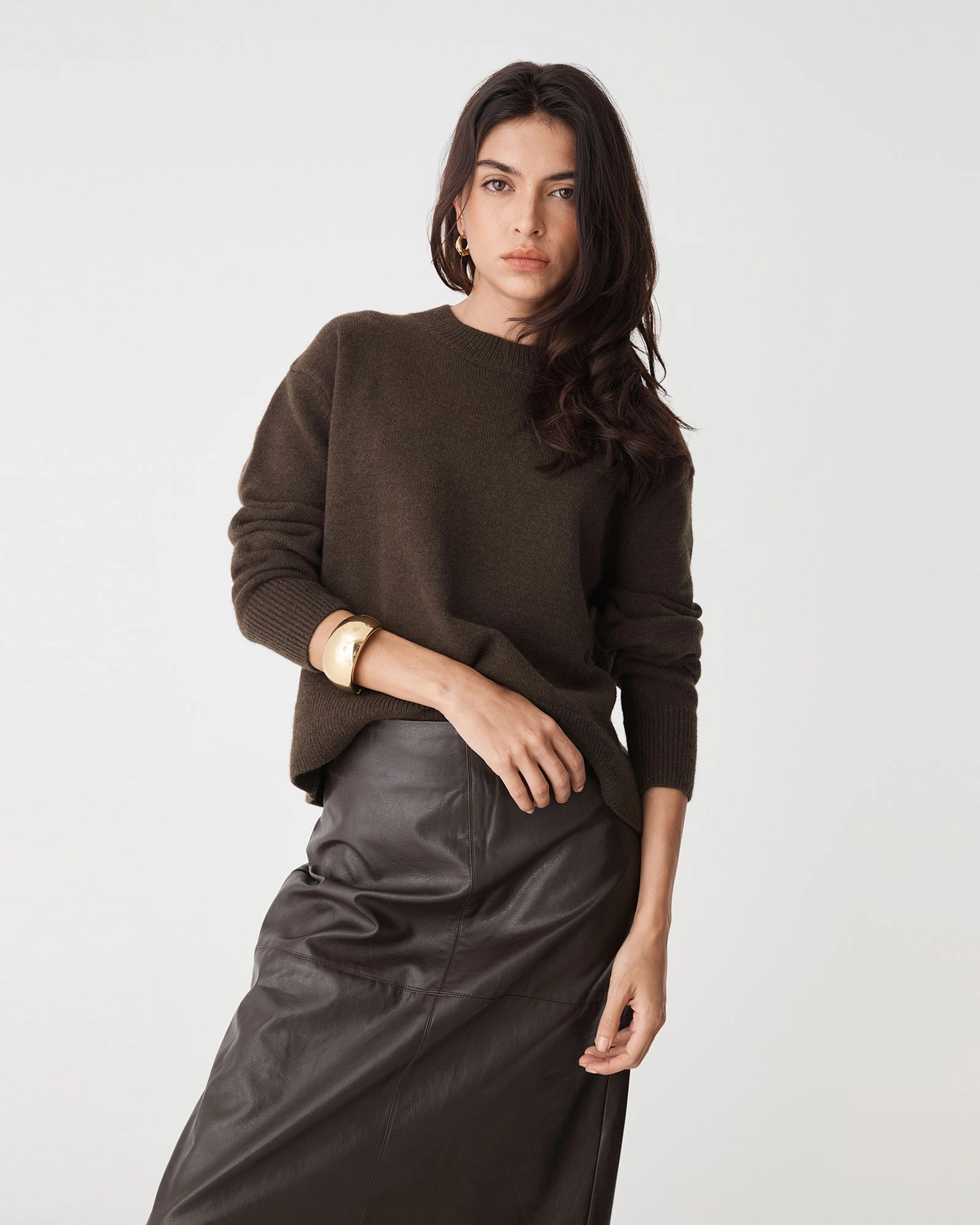 Forcast Clothing - Joyli Round Neck Knit