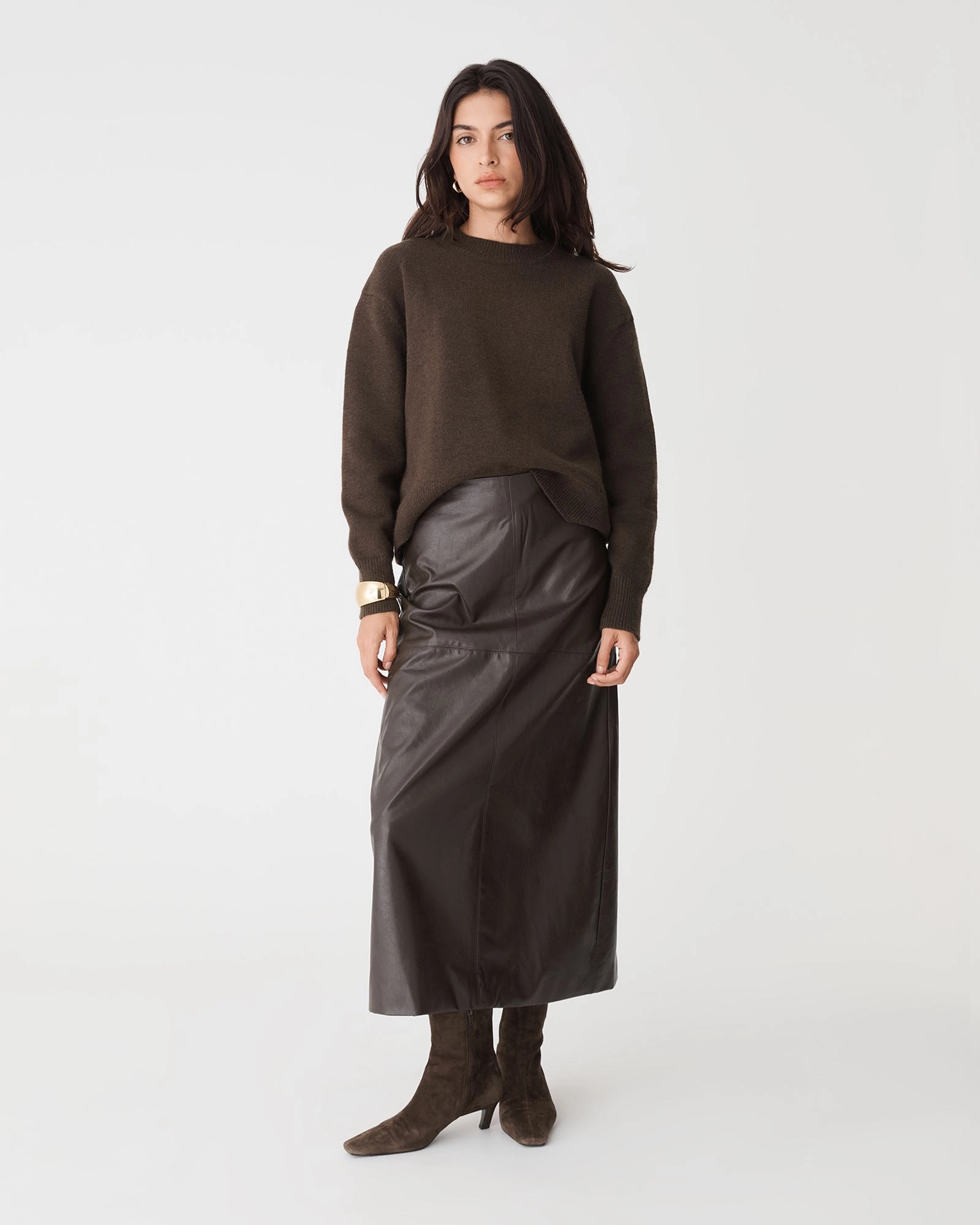 Forcast Clothing - Joyli Round Neck Knit