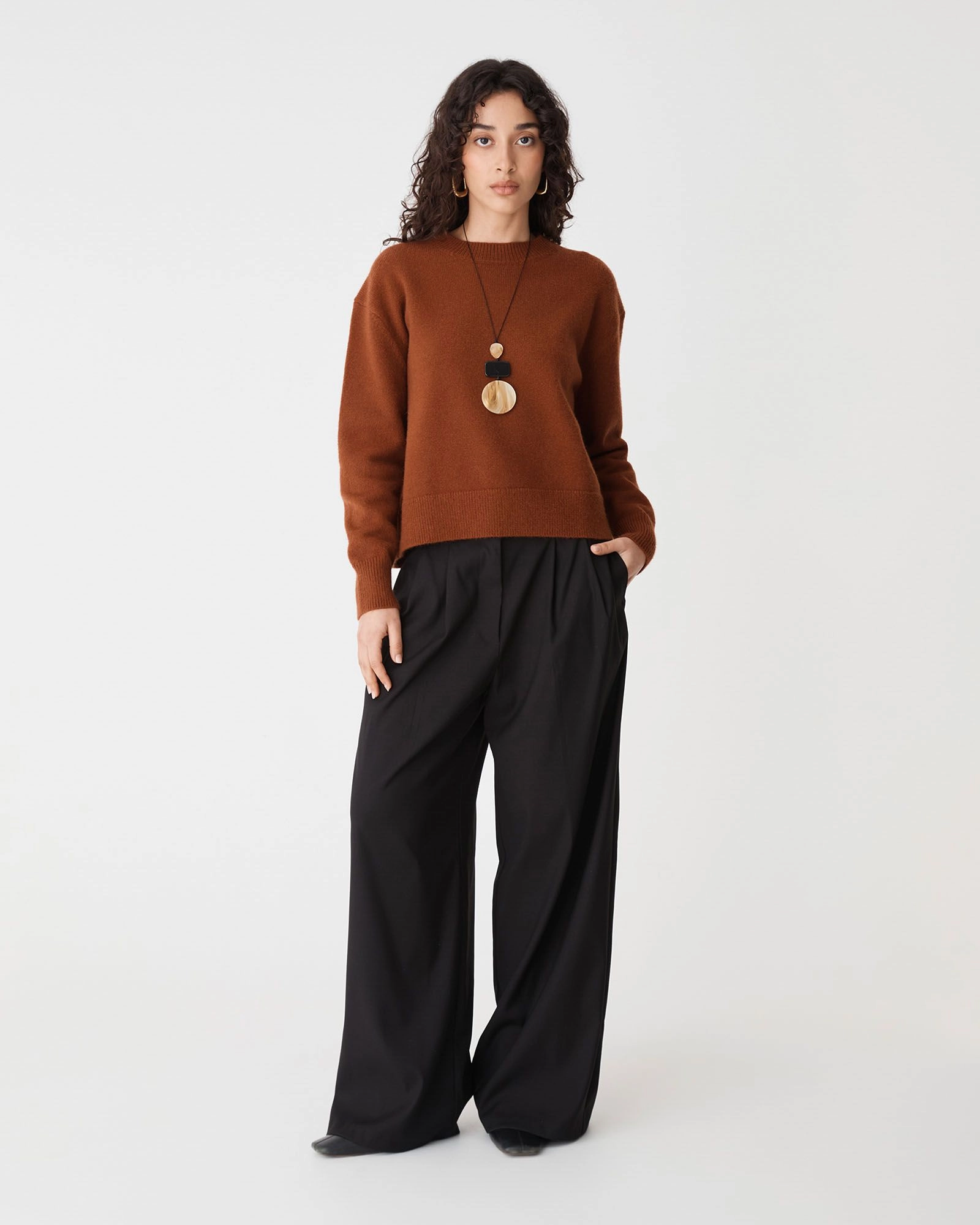 Forcast Clothing - Joyli Round Neck Knit
