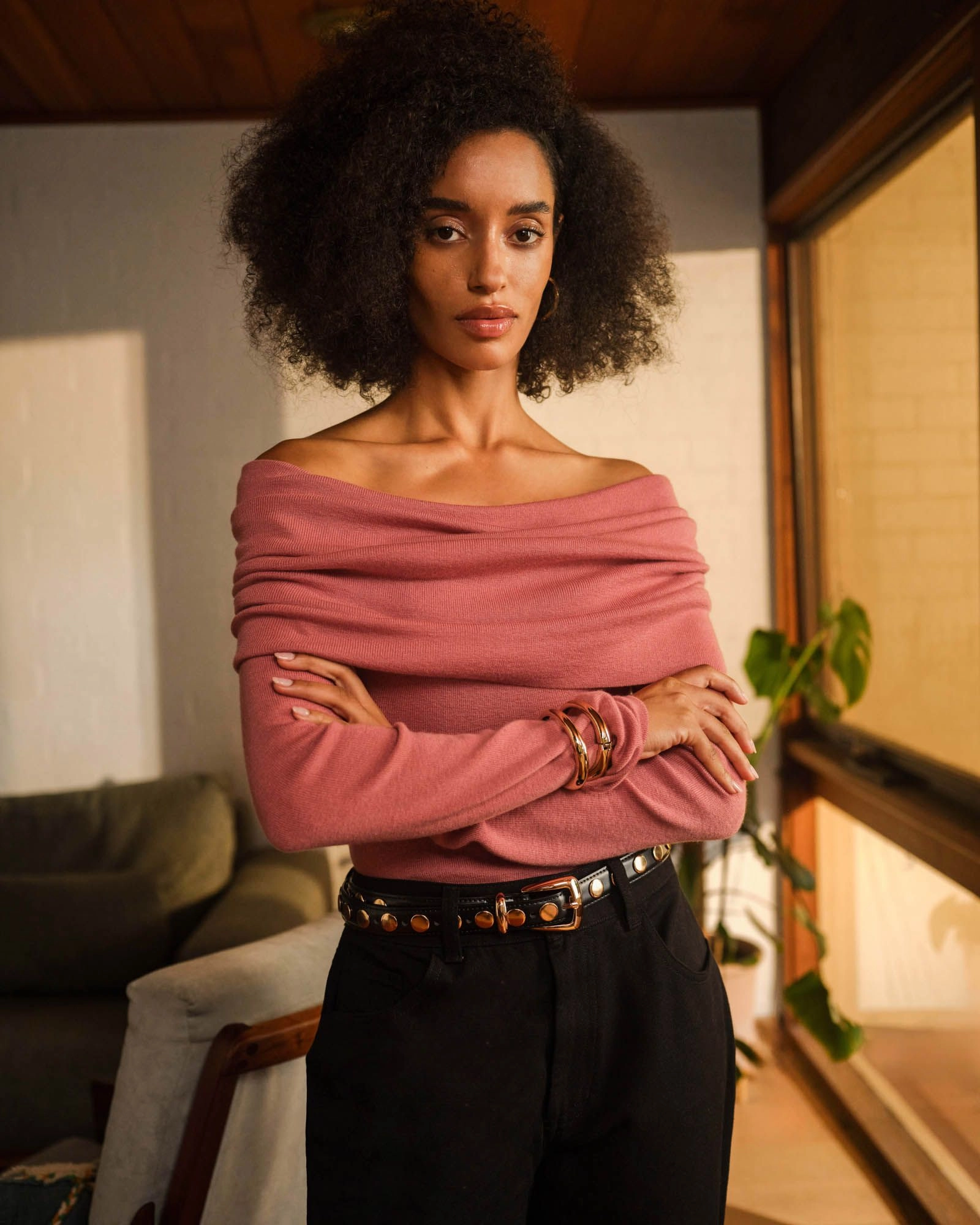 Forcast Clothing - Ally Off Shoulder Knit 