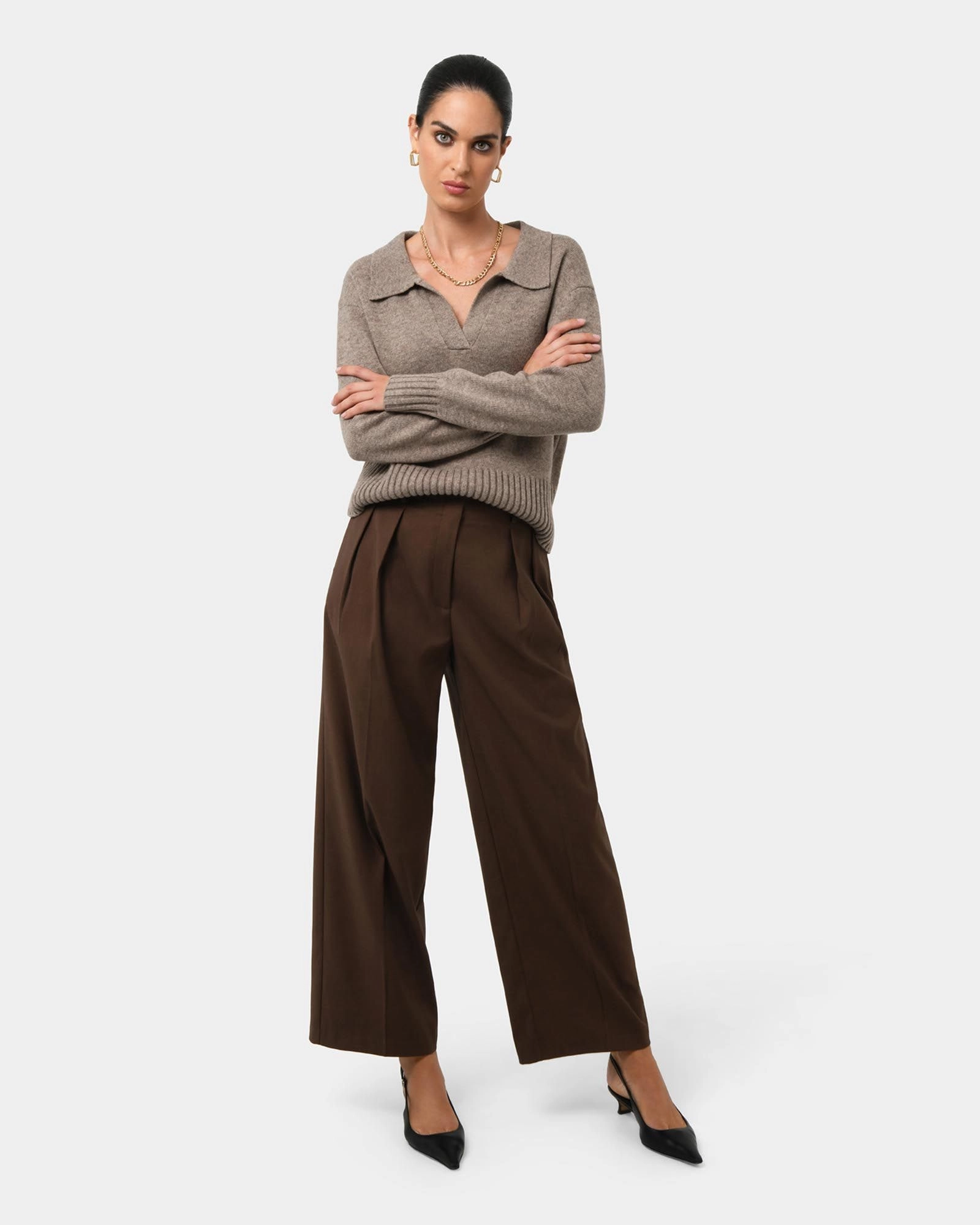 Forcast Clothing - Mina Wool Blend Knit
