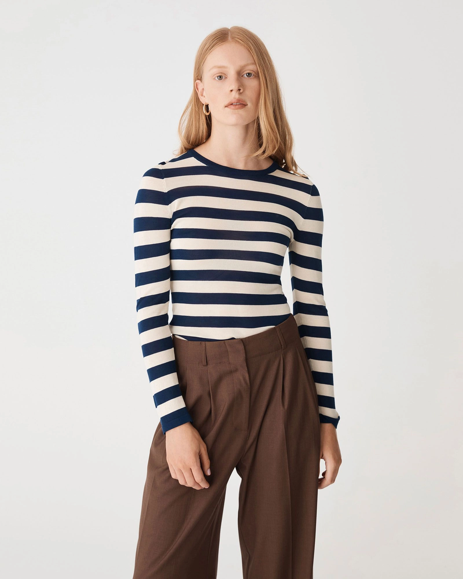 Forcast Clothing - Lana Stripe Knit Top