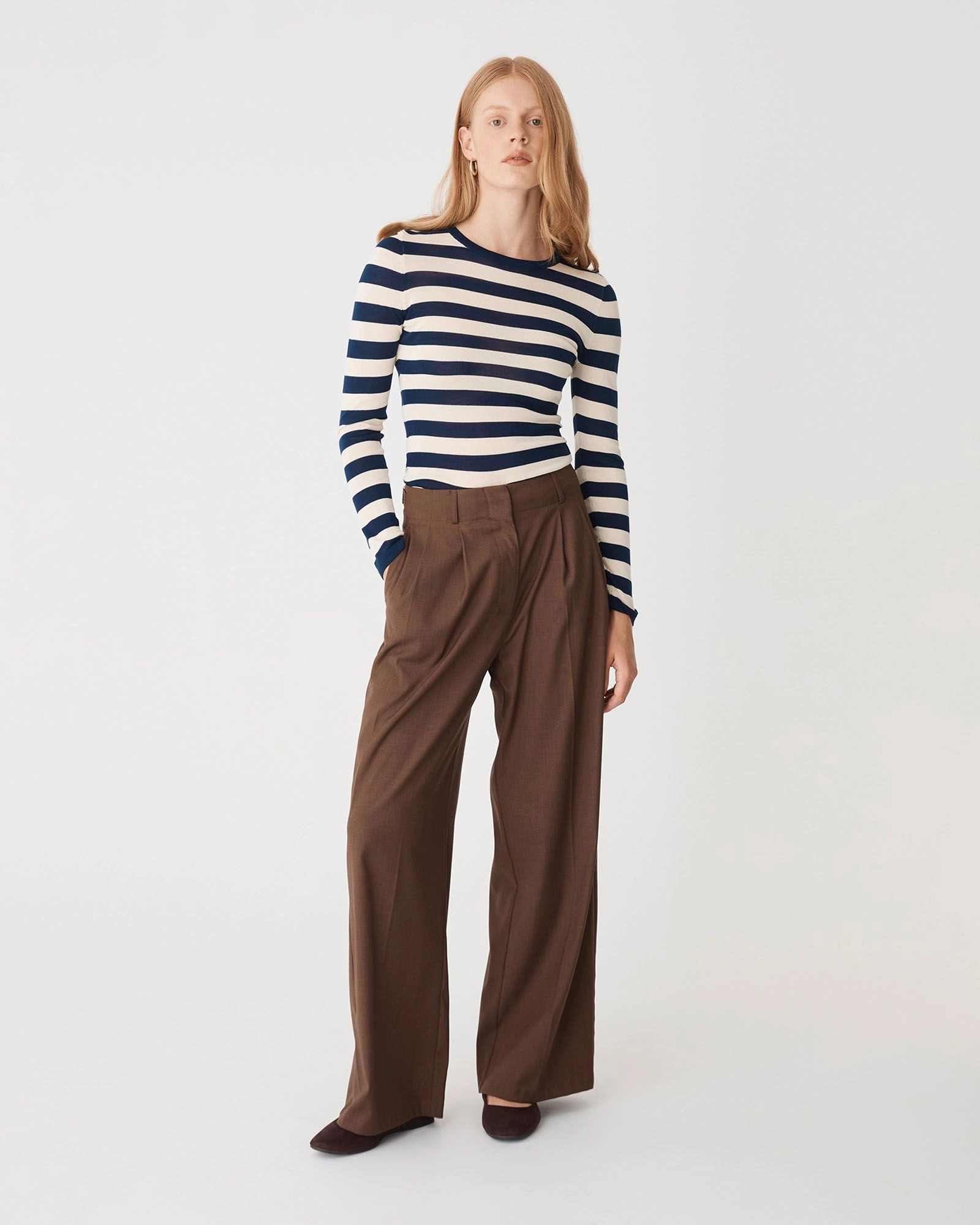 Forcast Clothing - Lana Stripe Knit Top