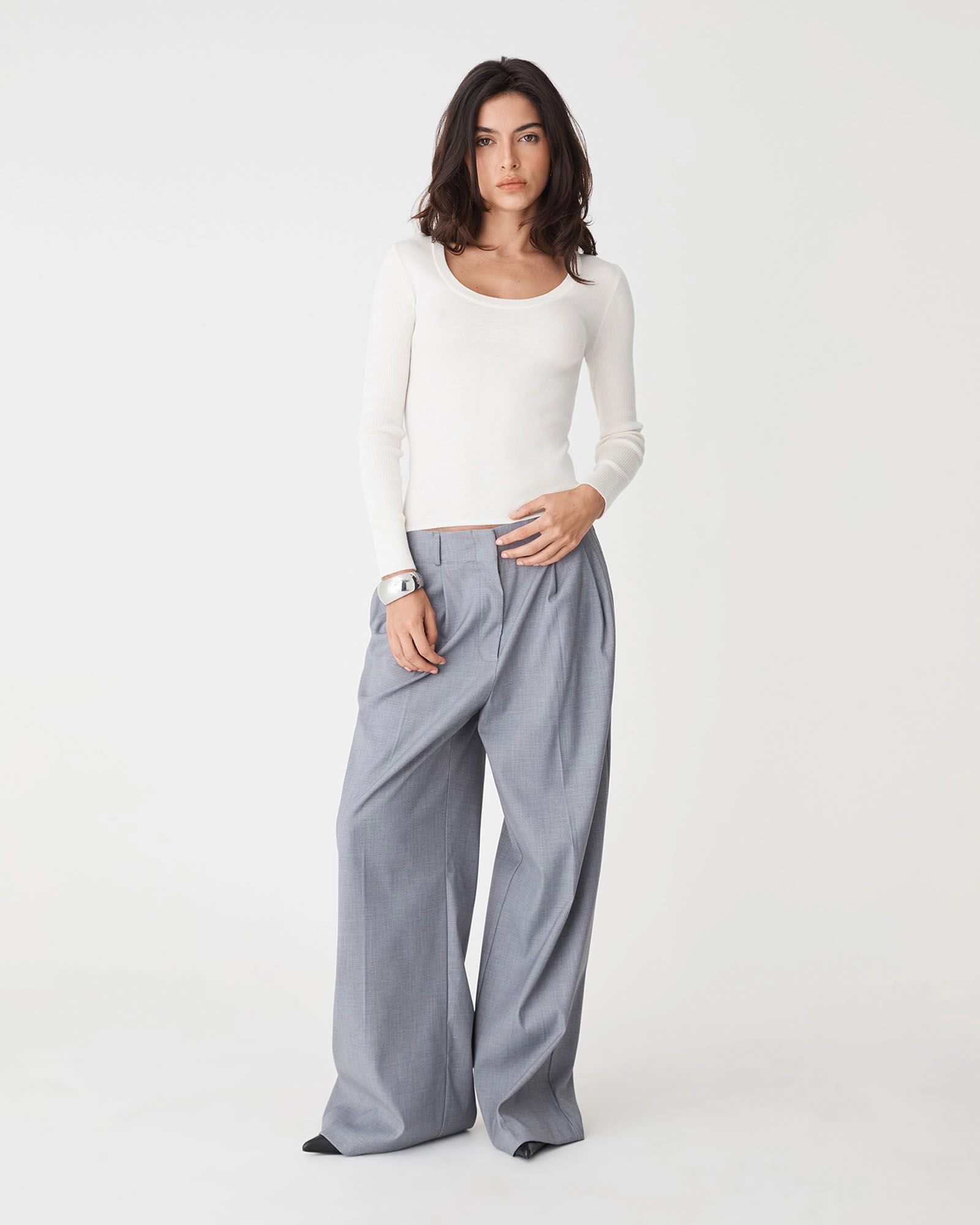 Forcast Clothing - Samira Scoop Neck Knit