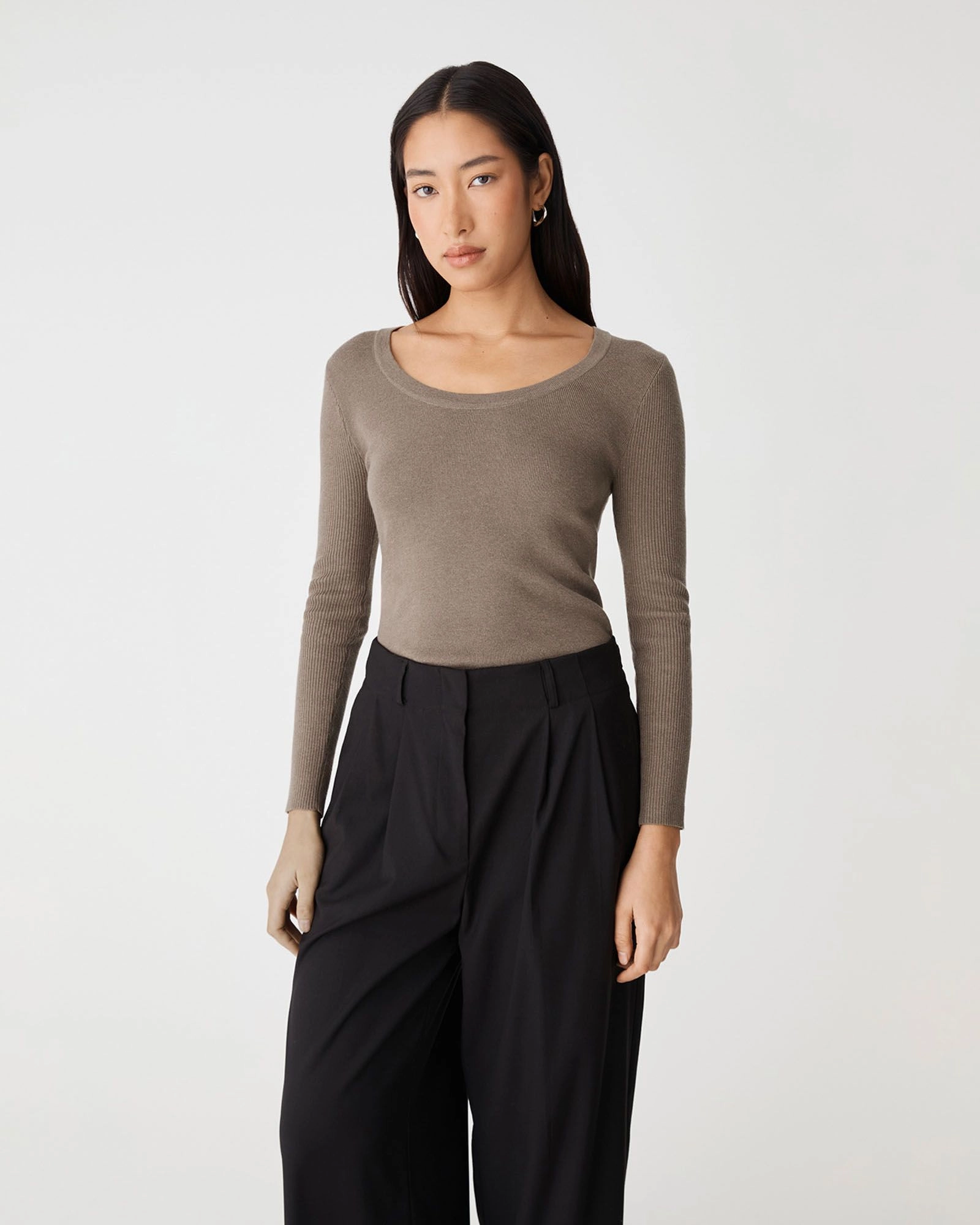 Forcast Clothing - Samira Scoop Neck Knit