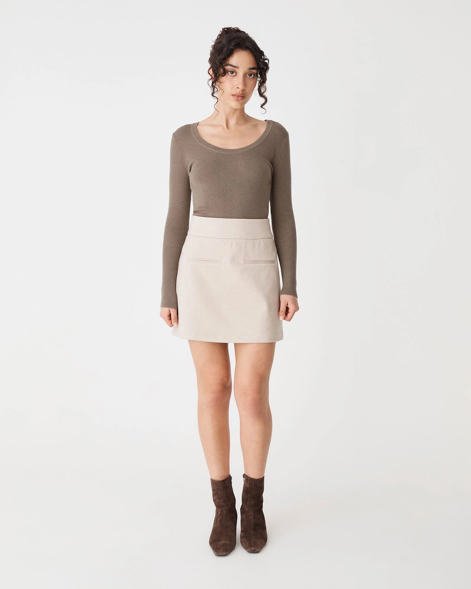 Forcast Clothing - Samira Scoop Neck Knit