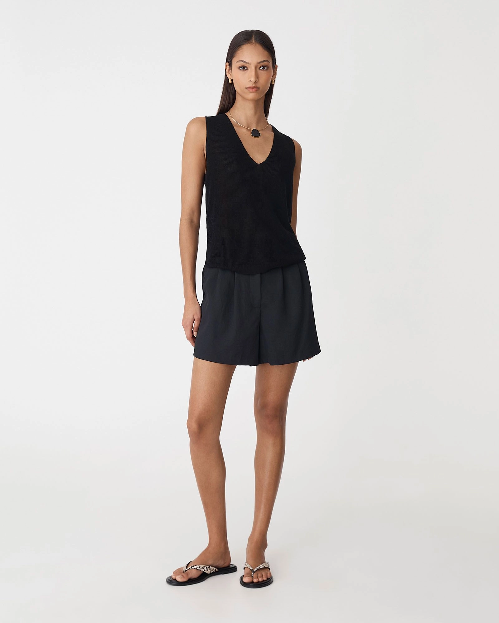 Forcast Clothing - Jillian Lyocell Blend Tank