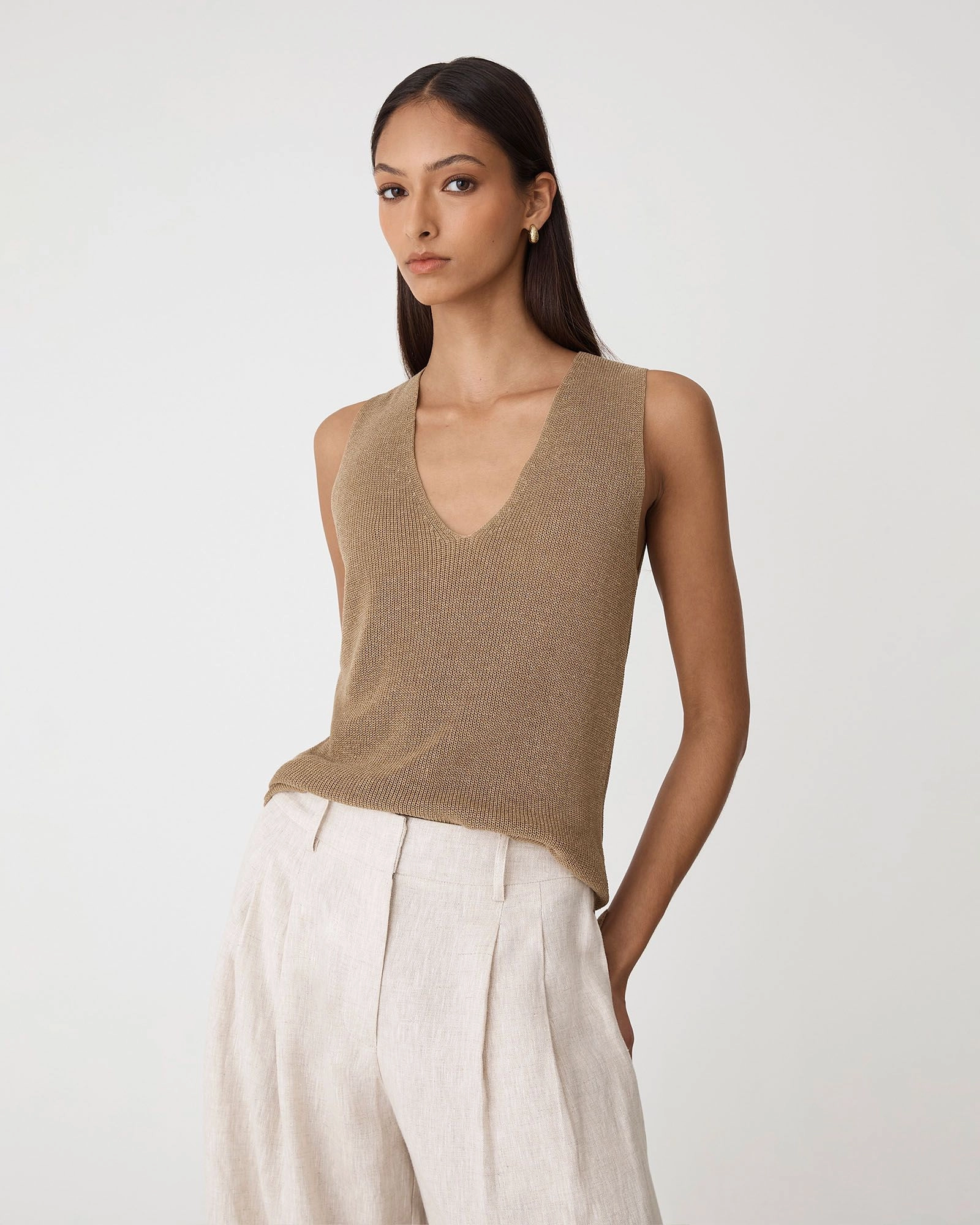 Forcast Clothing - Jillian Lyocell Blend Tank