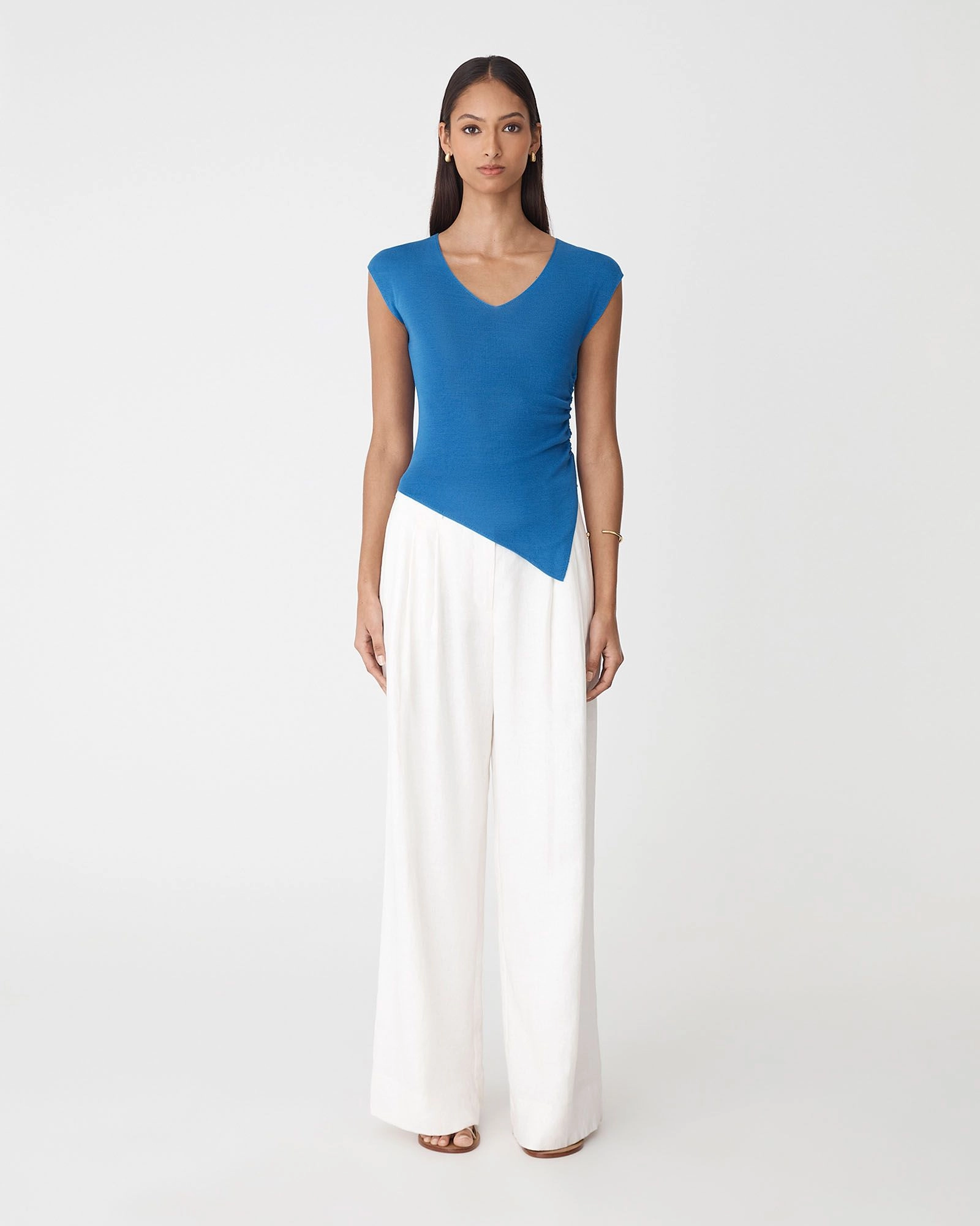 Forcast Clothing - Galina Ruched Lyocell Knit