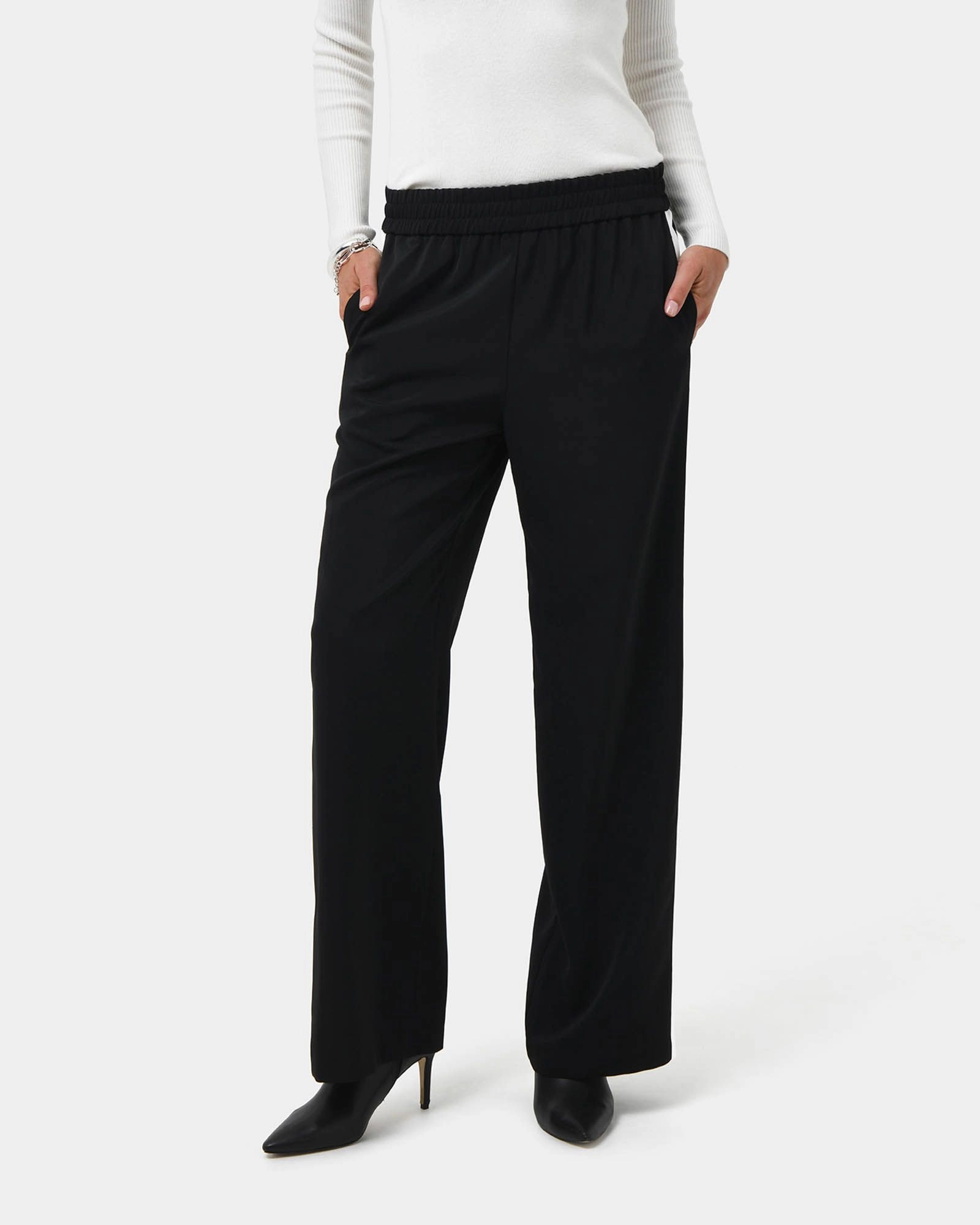 Forcast Clothing - Alla Contrast Elastic Pants
