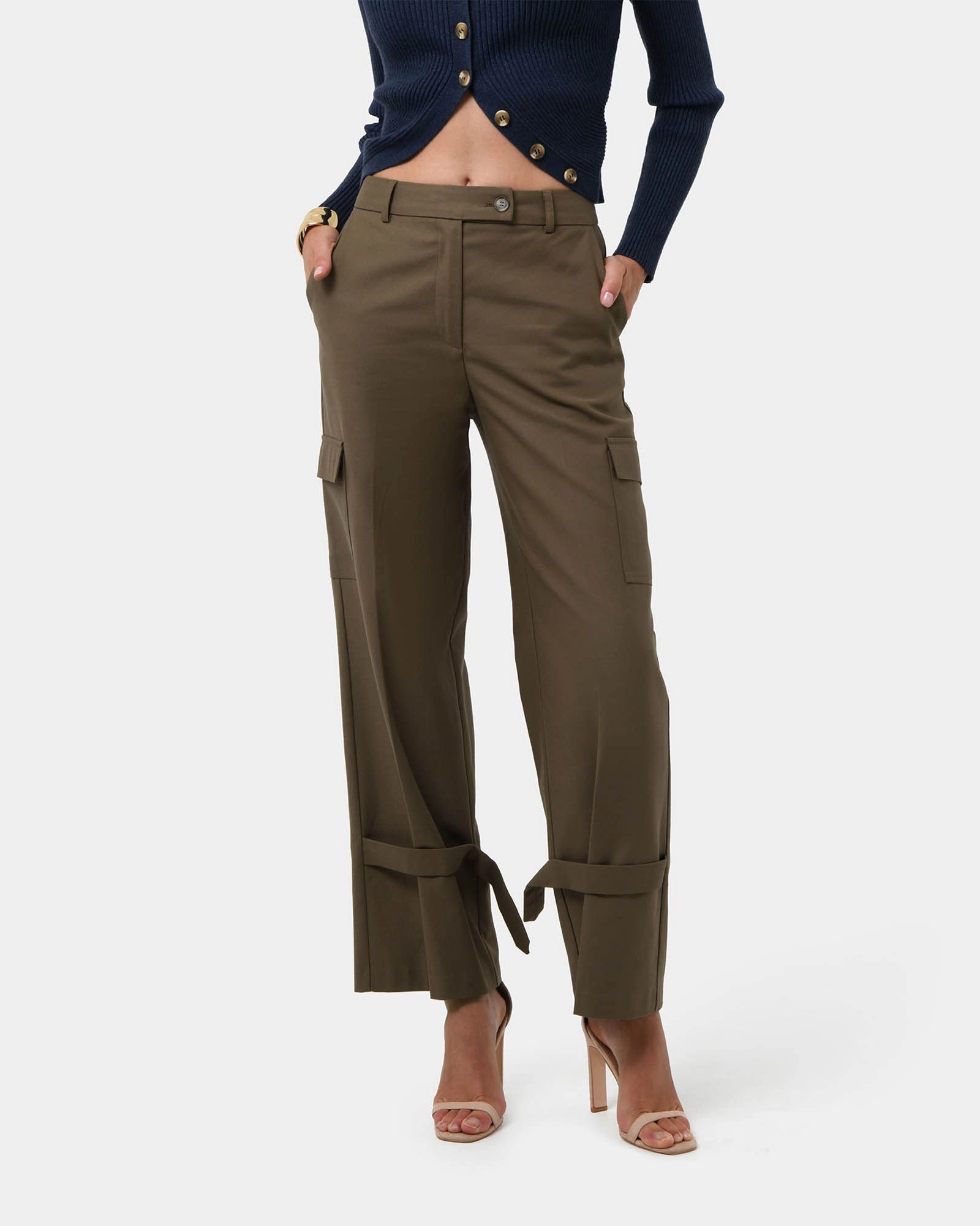 Forcast Clothing - Abigail Cargo Relaxed Pants