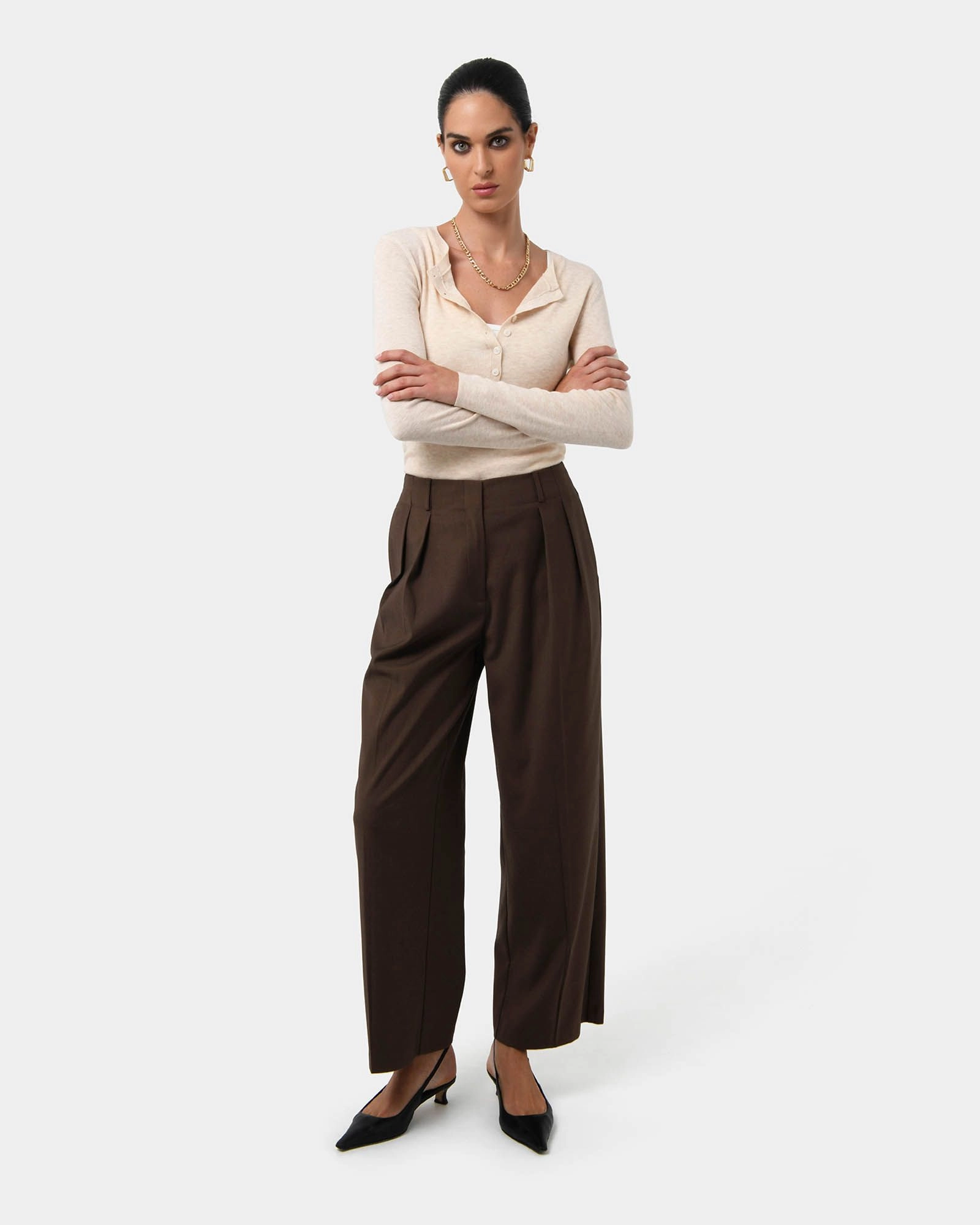 Forcast Clothing - Milan Adjustable Waist Pants