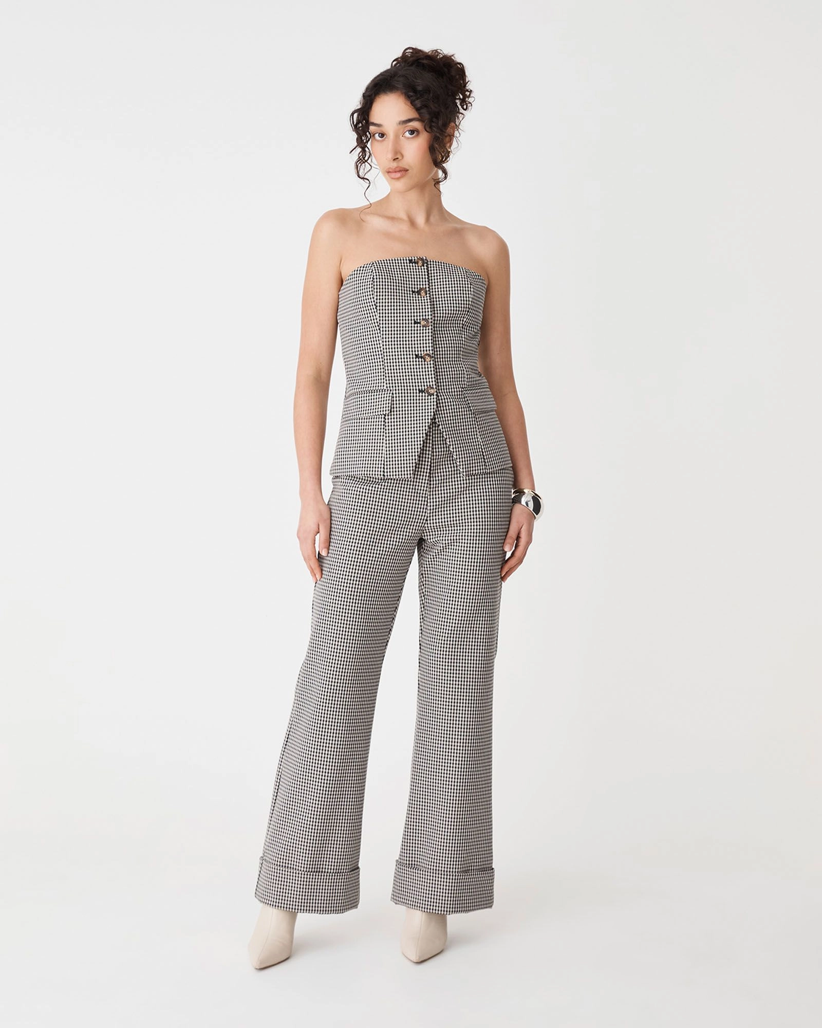 Forcast Clothing - Flynn Wide Leg Cuff Pants