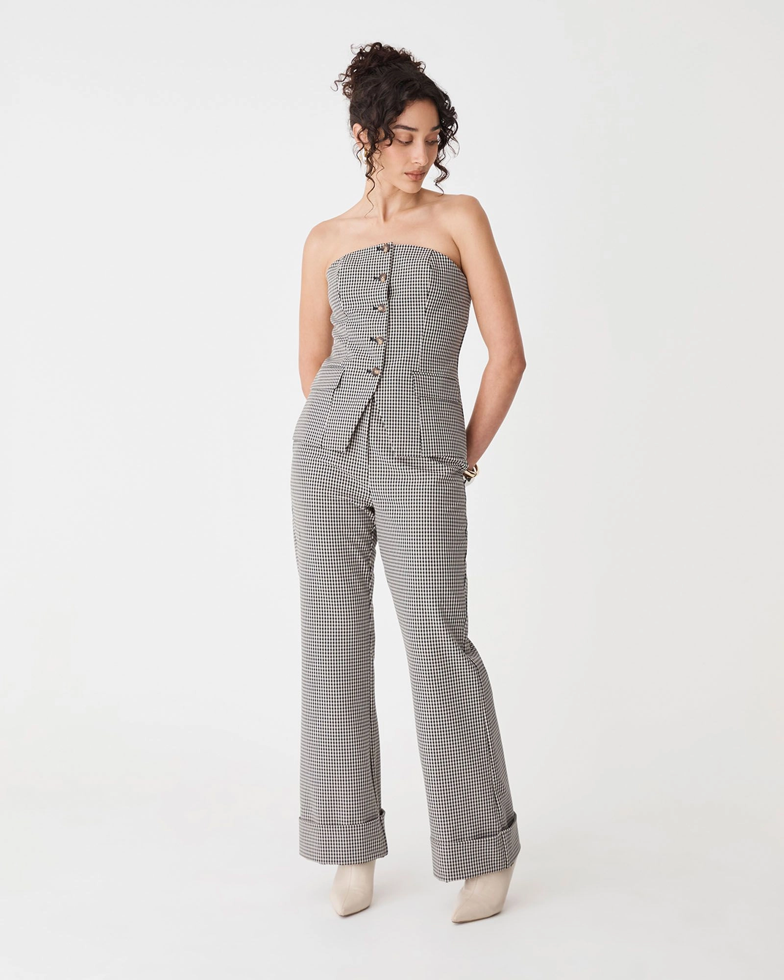 Forcast Clothing - Flynn Wide Leg Cuff Pants