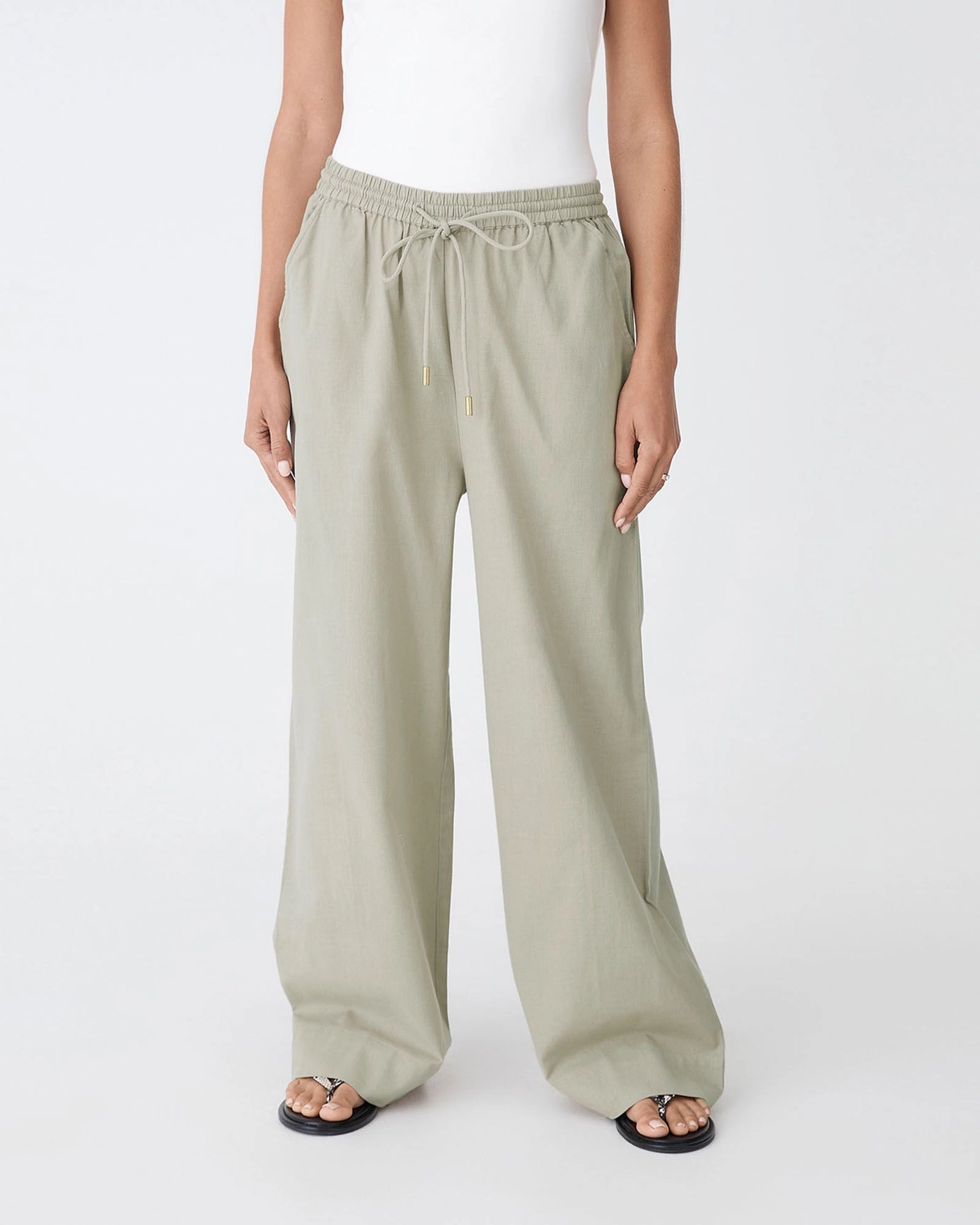 Forcast Clothing - Bronte Cotton Drawstring Pants