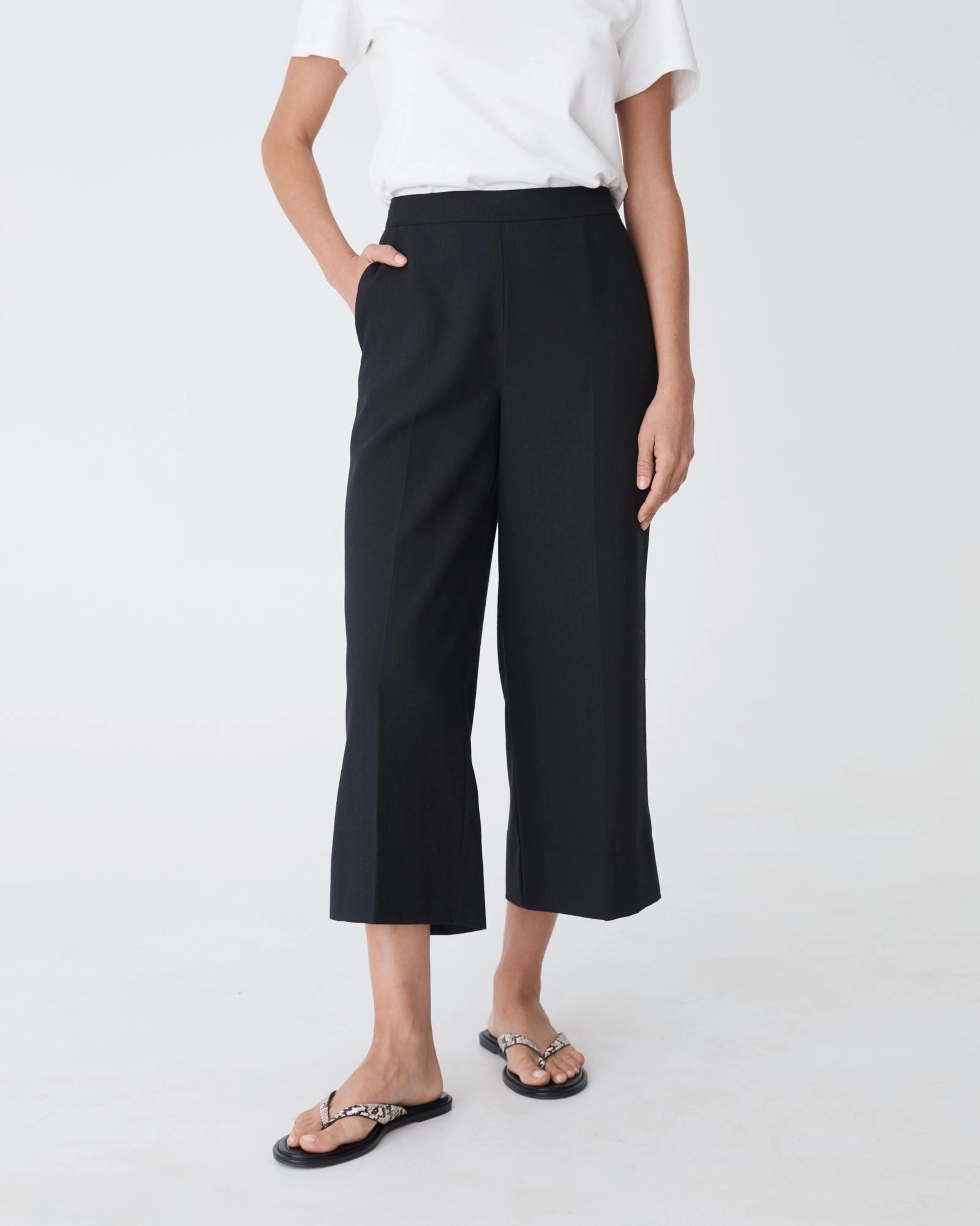 Forcast Clothing - Ralph Wide Leg Culottes
