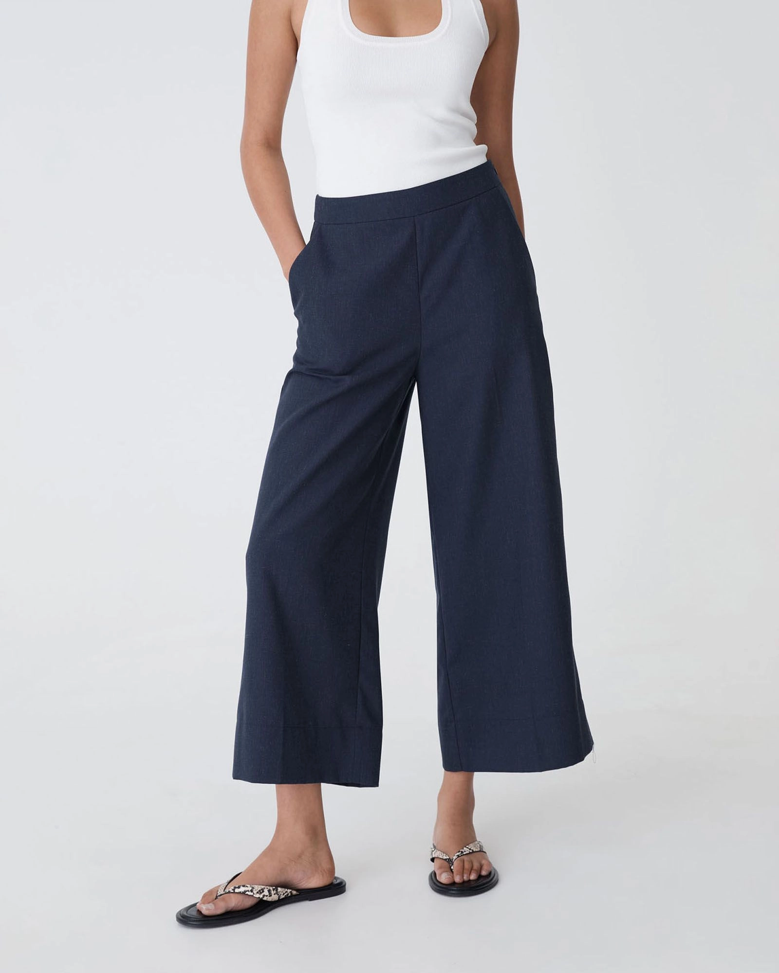 Forcast Clothing - Ralph Wide Leg Culottes