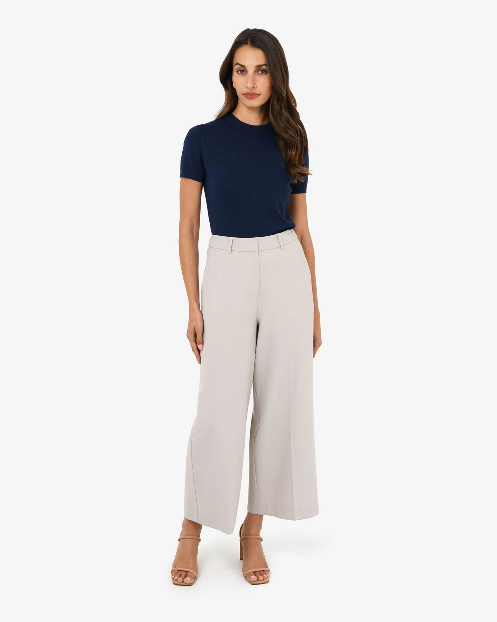 Forcast Clothing - Mallory Herringbone Culottes
