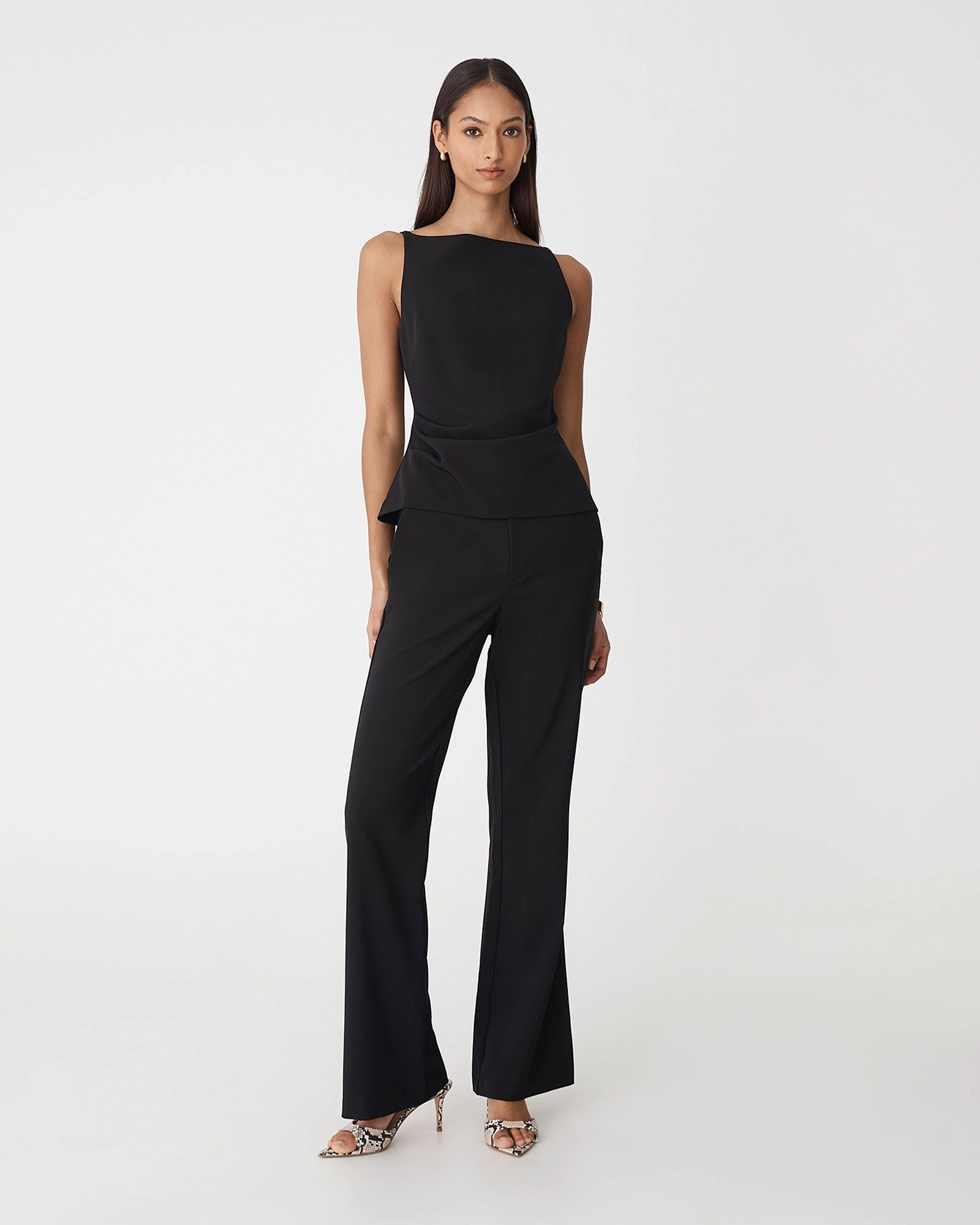 Forcast Clothing - Hannah Stretch Bootleg Pants