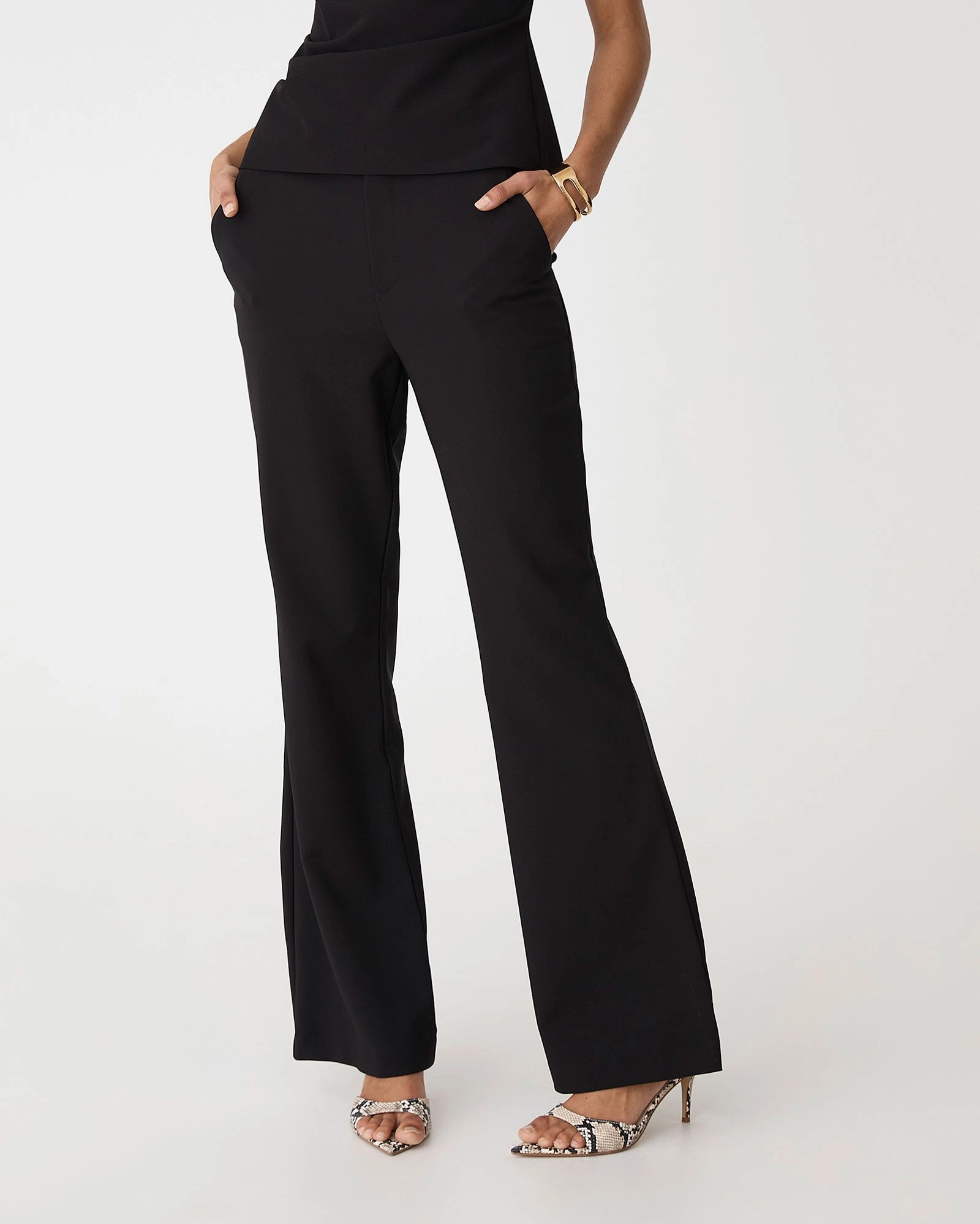 Forcast Clothing - Hannah Stretch Bootleg Pants