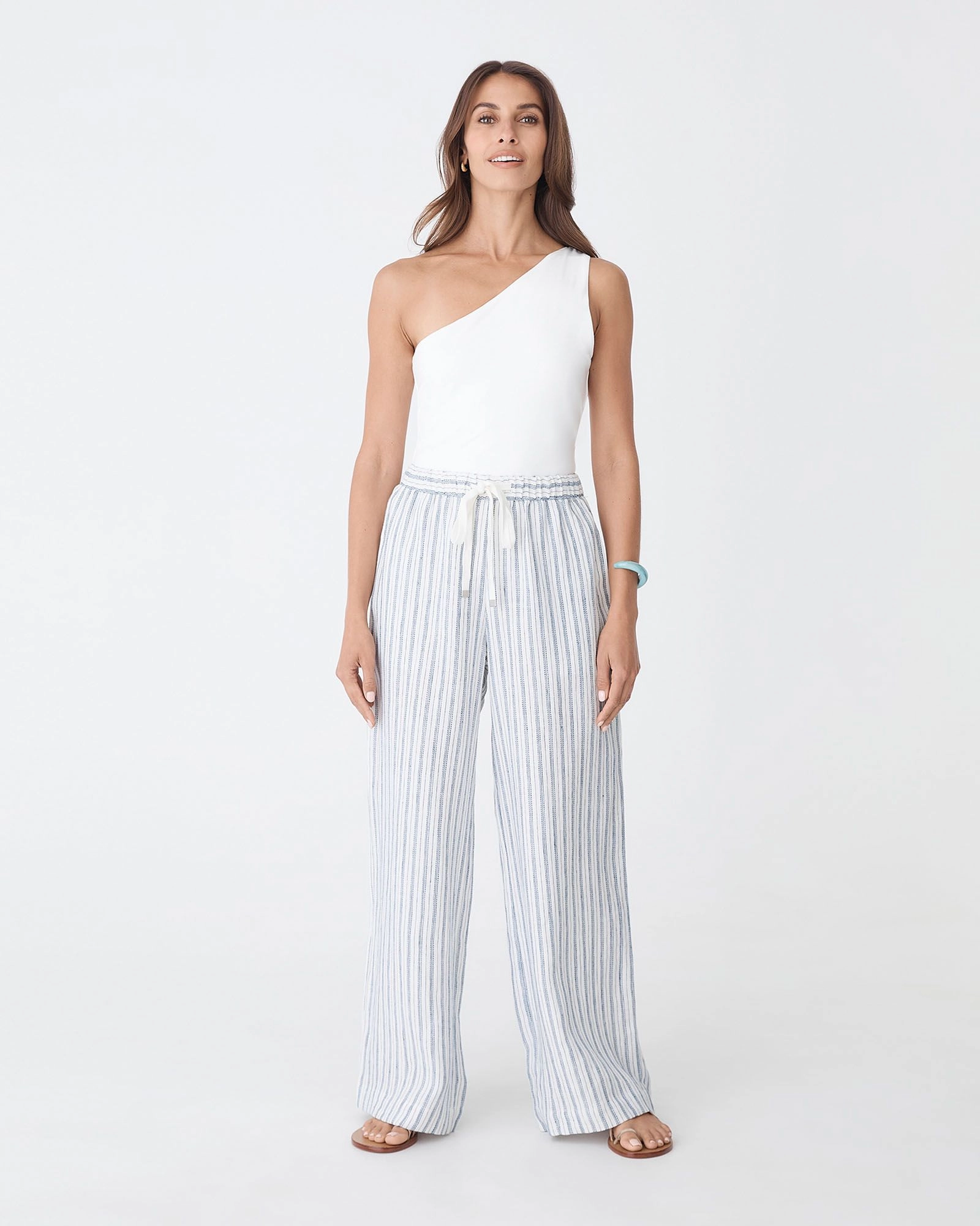 Forcast Clothing - Milos Wide Leg Linen Pants