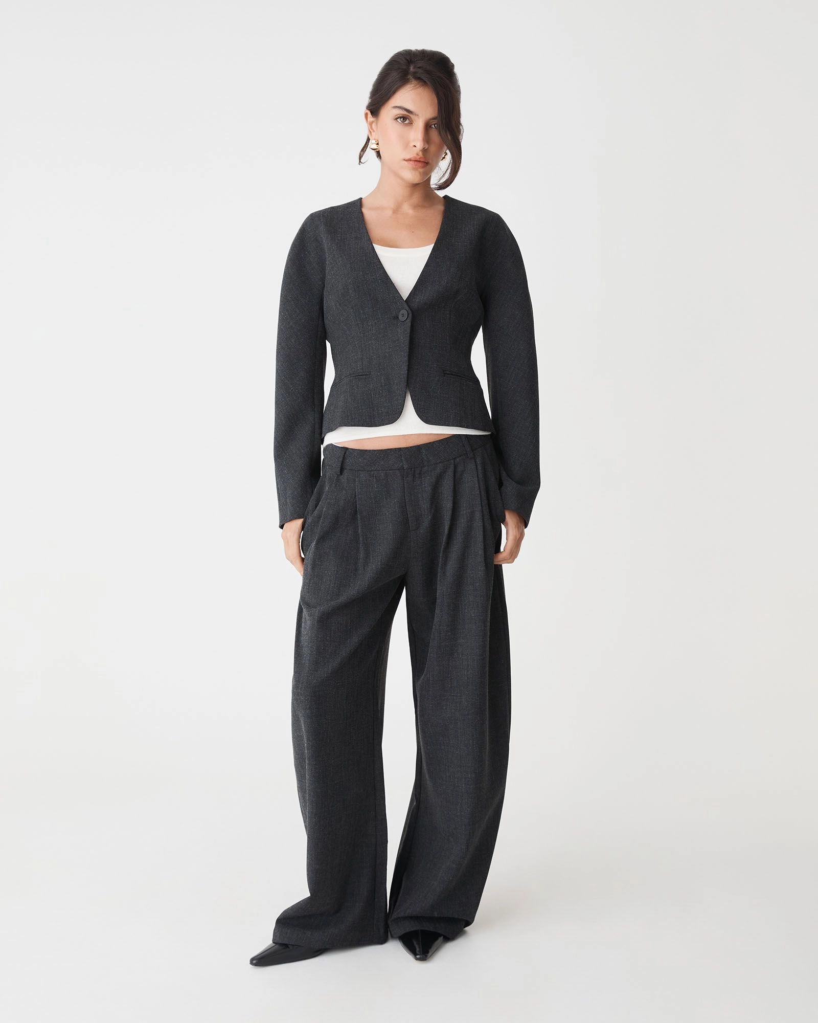 Forcast Clothing - Pippa Barrel Leg Pants