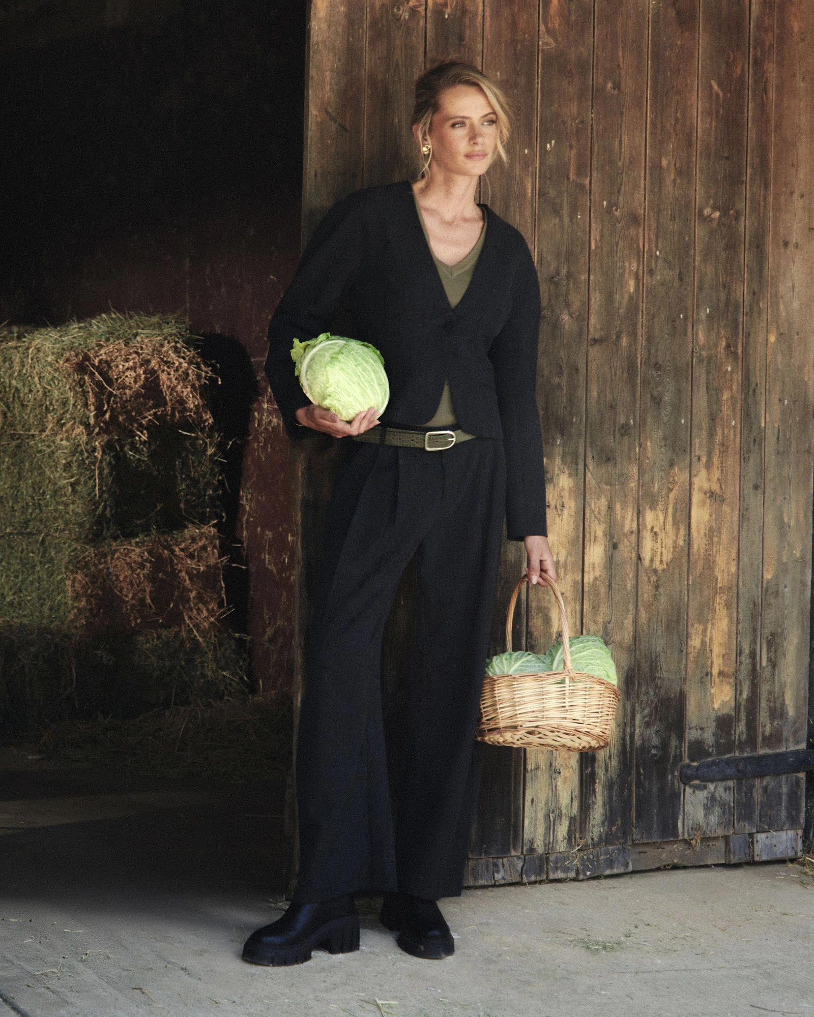 Forcast Clothing - Pippa Barrel Leg Pants