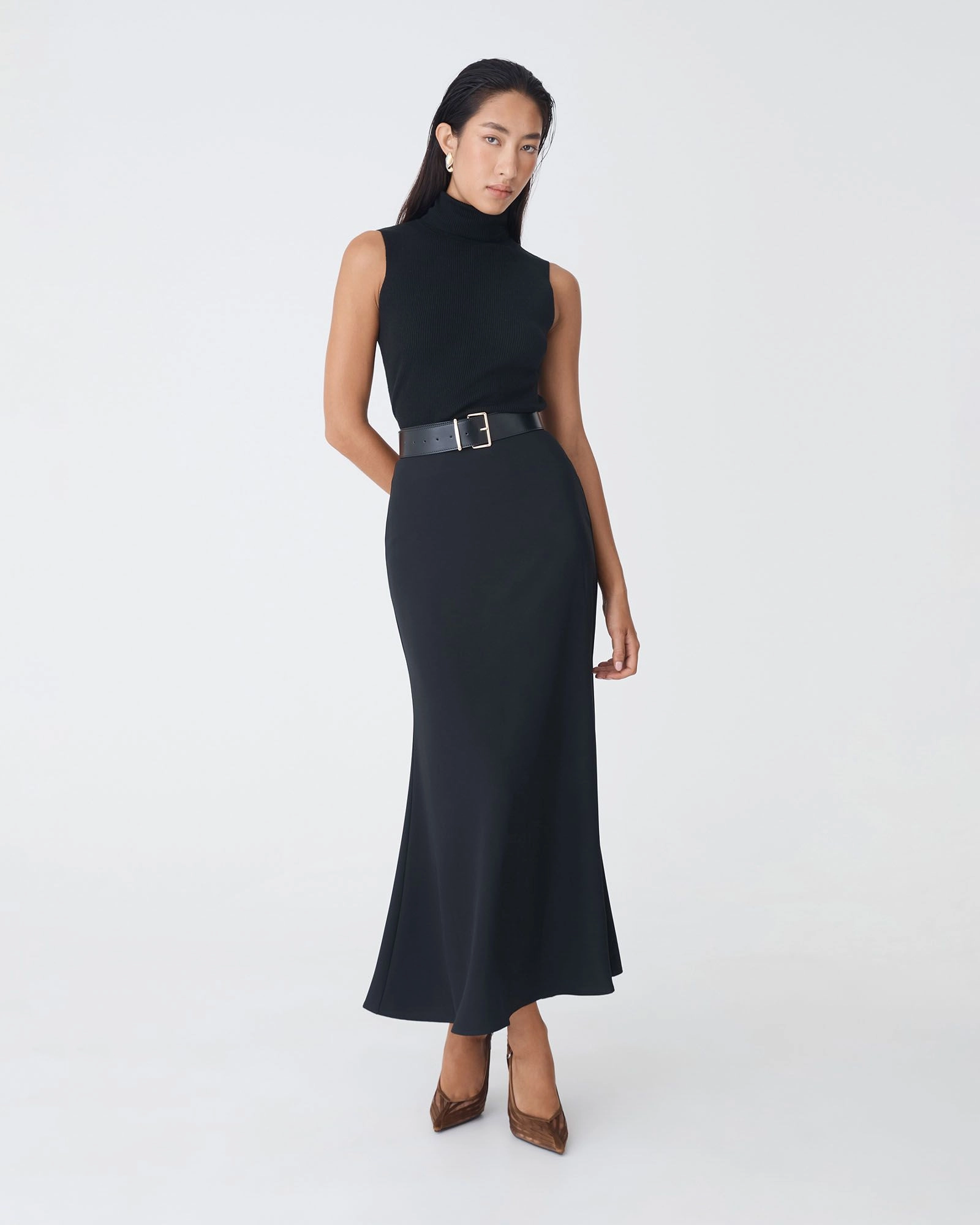 Forcast Clothing - Caris Flared Maxi Skirt