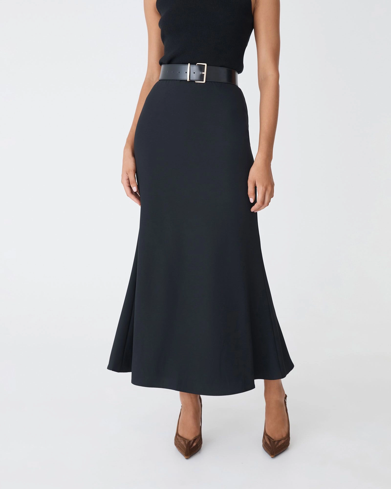 Forcast Clothing - Caris Flared Maxi Skirt