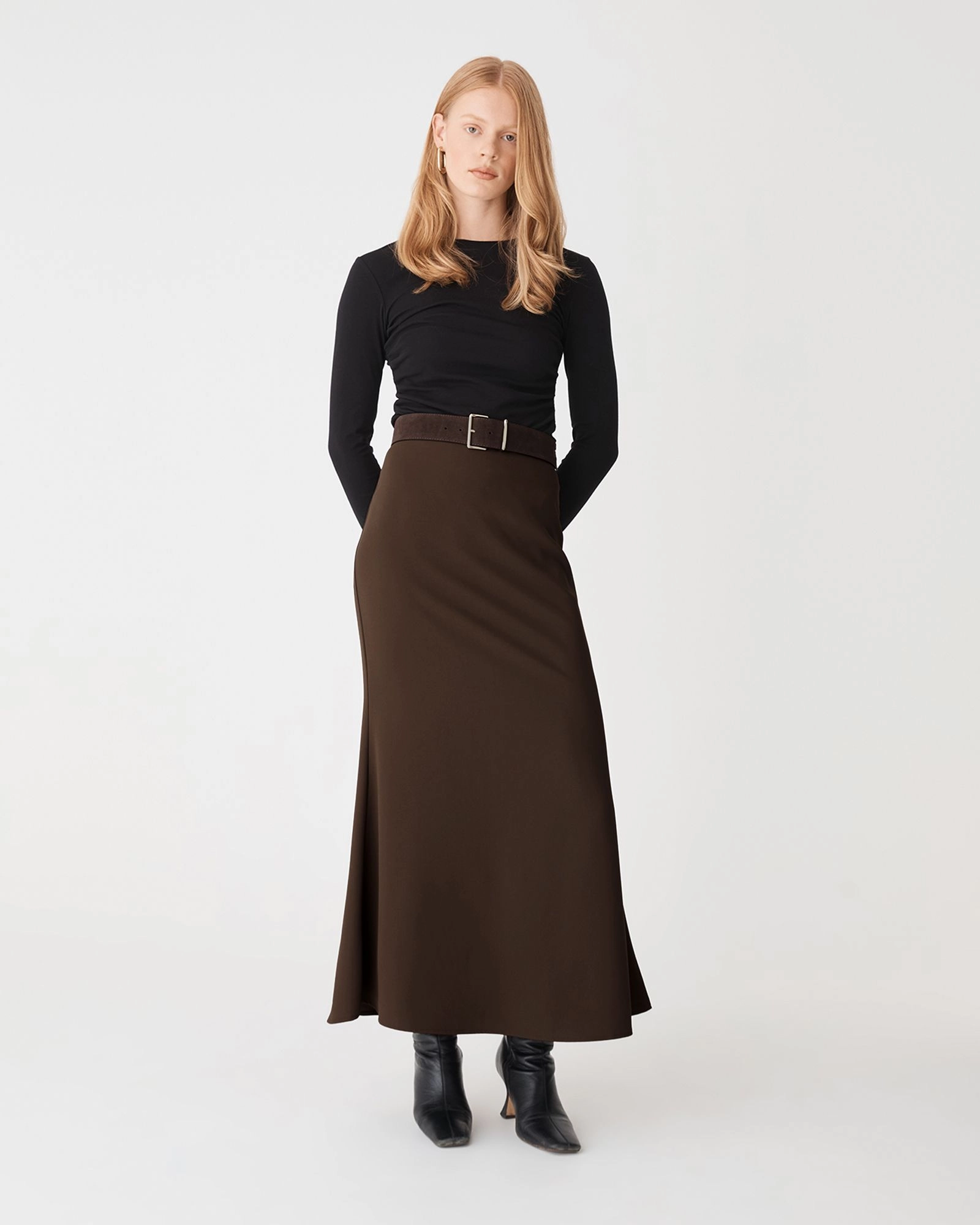 Forcast Clothing - Caris Flared Maxi Skirt