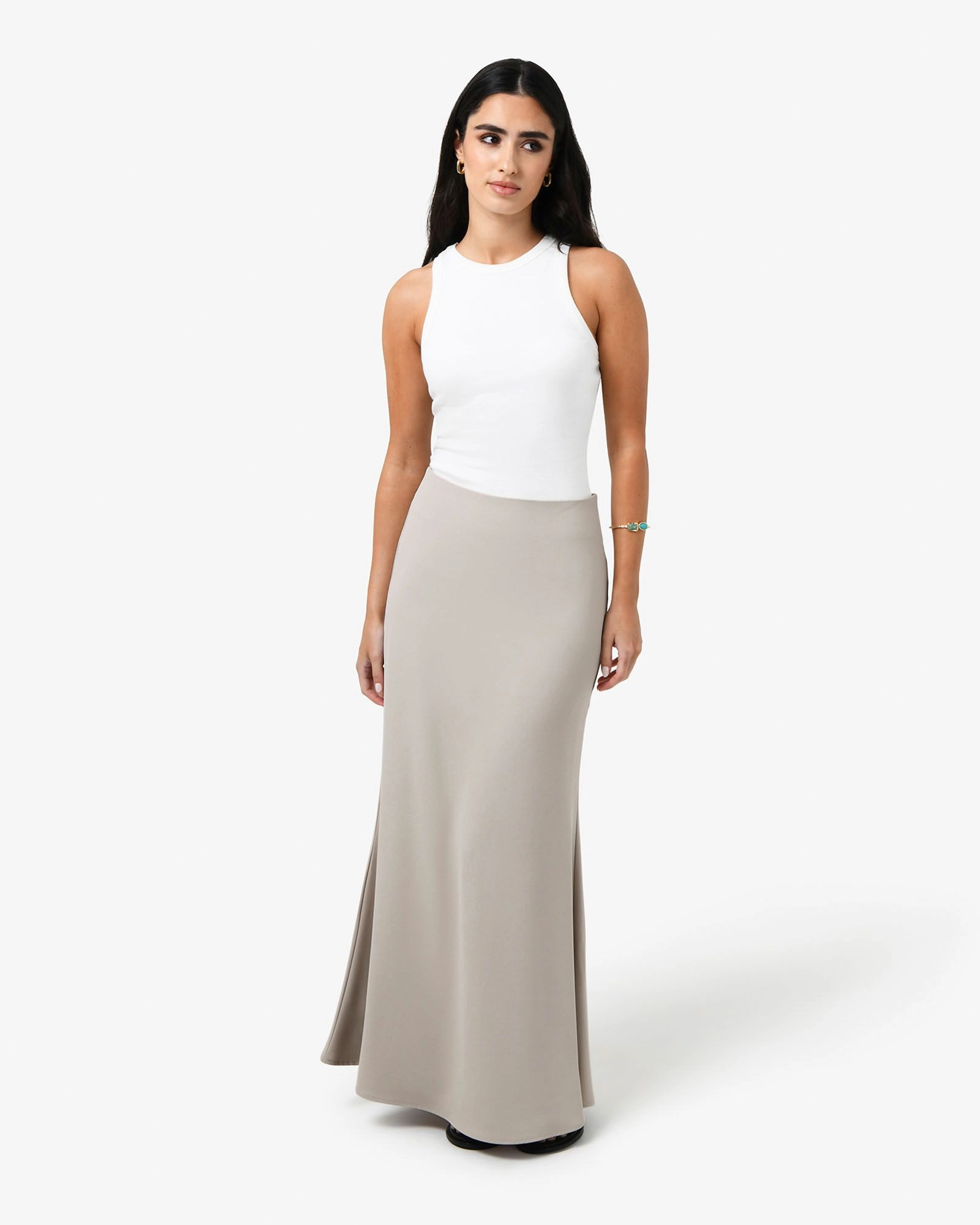 Forcast Clothing - Caris Flared Maxi Skirt