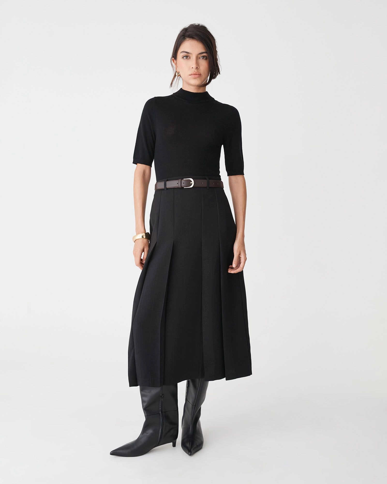 Forcast Clothing - Evelyn Pleated Skirt 