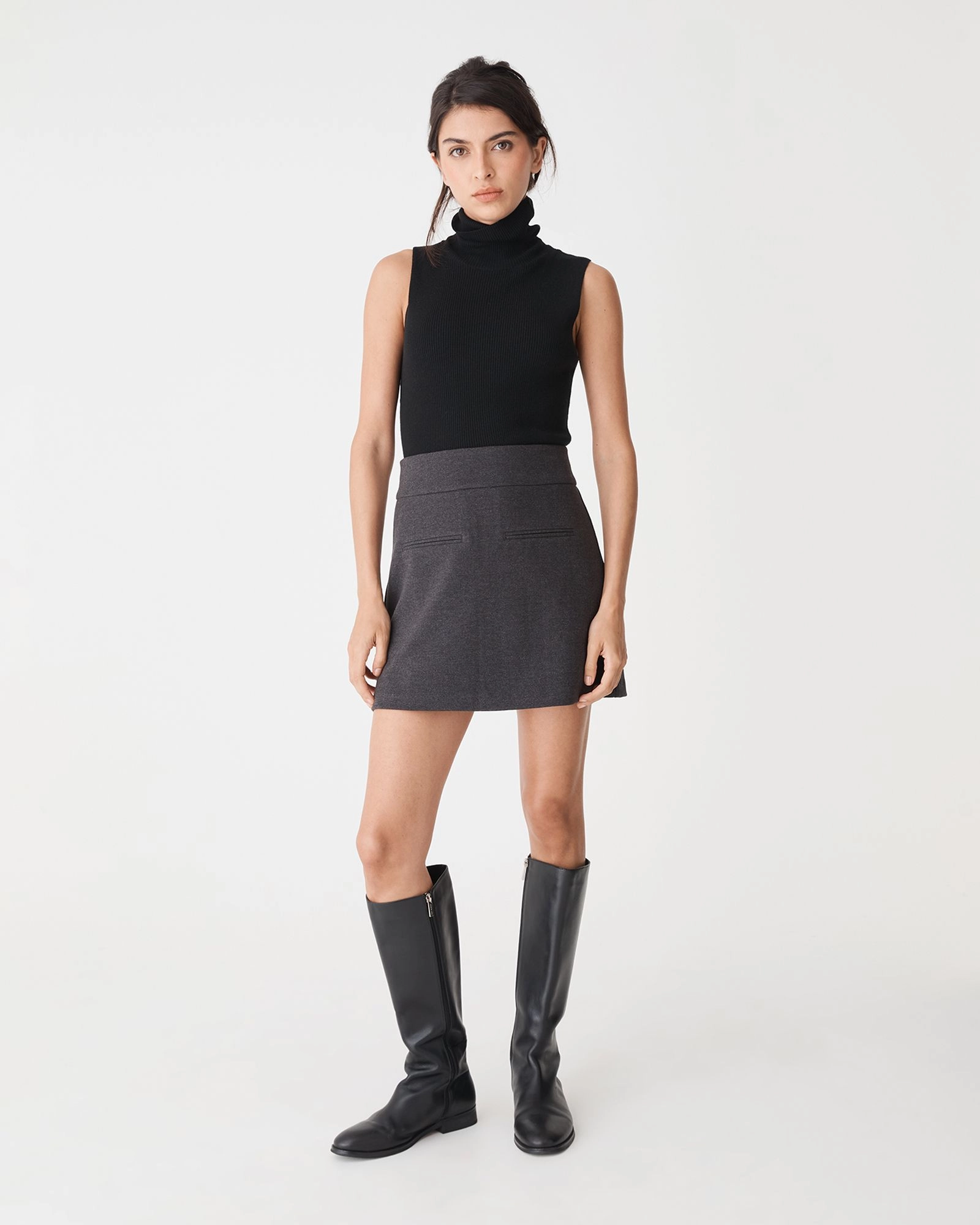 Forcast Clothing - Lara A-Line Mini Skirt