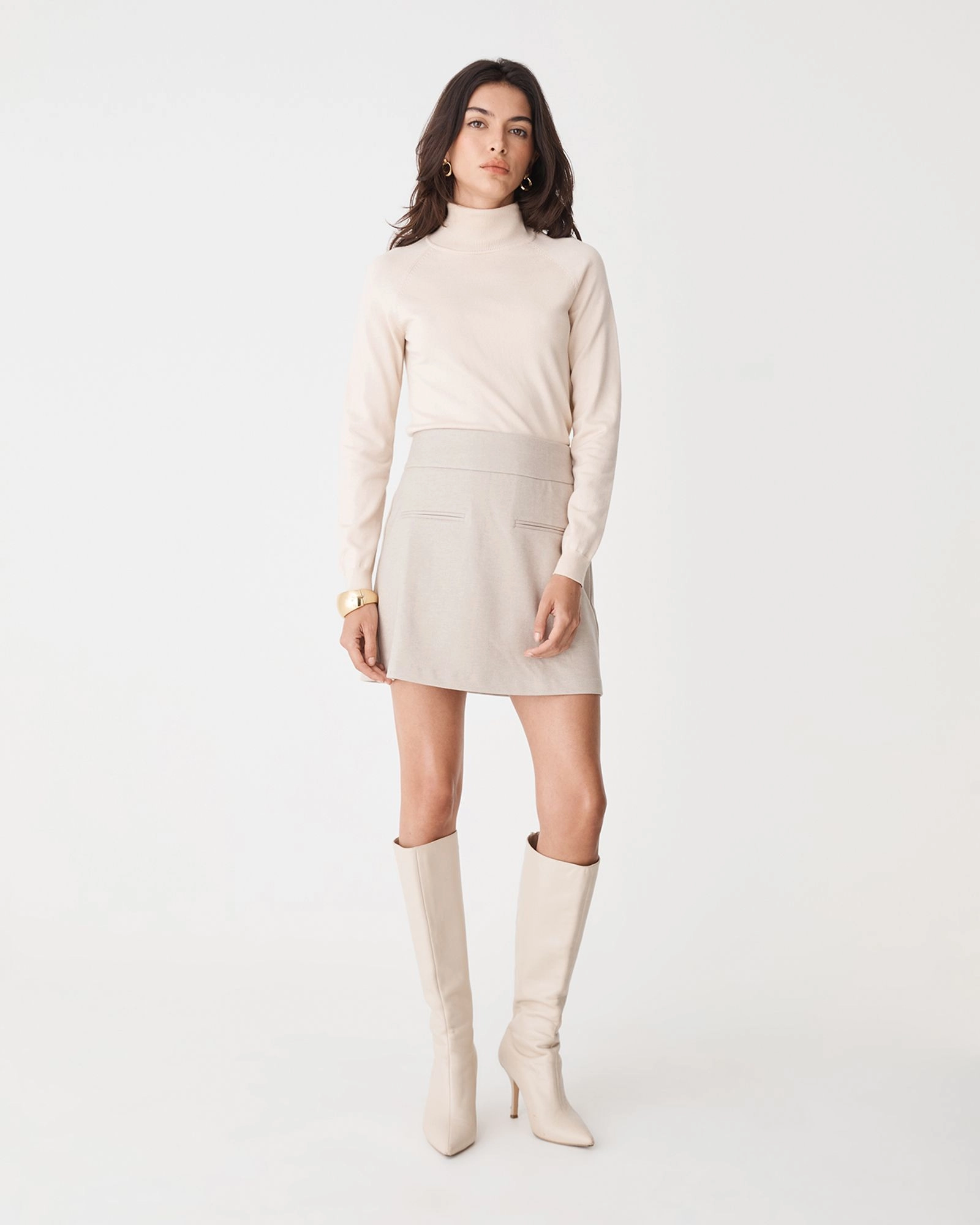Forcast Clothing - Lara A-line Mini Skirt