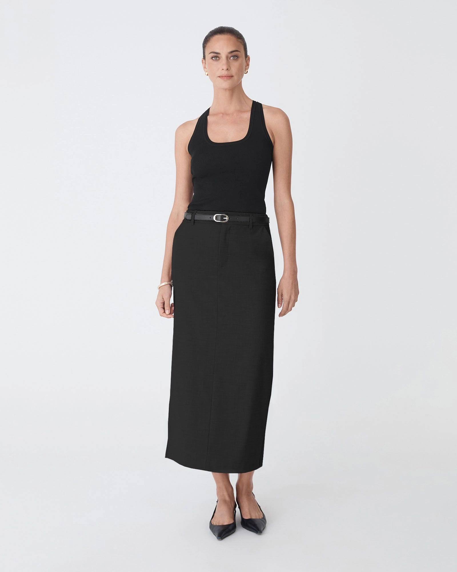 Forcast Clothing - Aaria Column Skirt