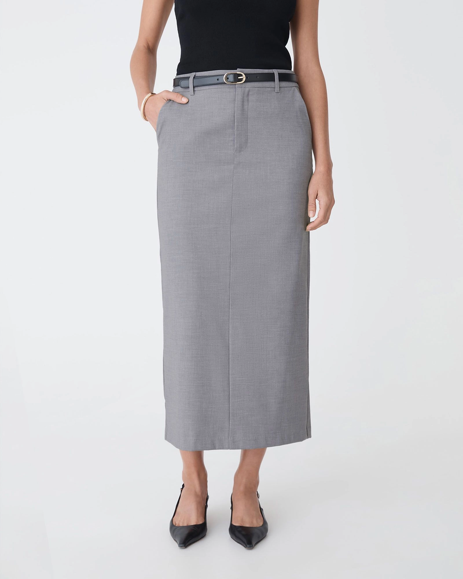 Forcast Clothing - Aaria Column Skirt