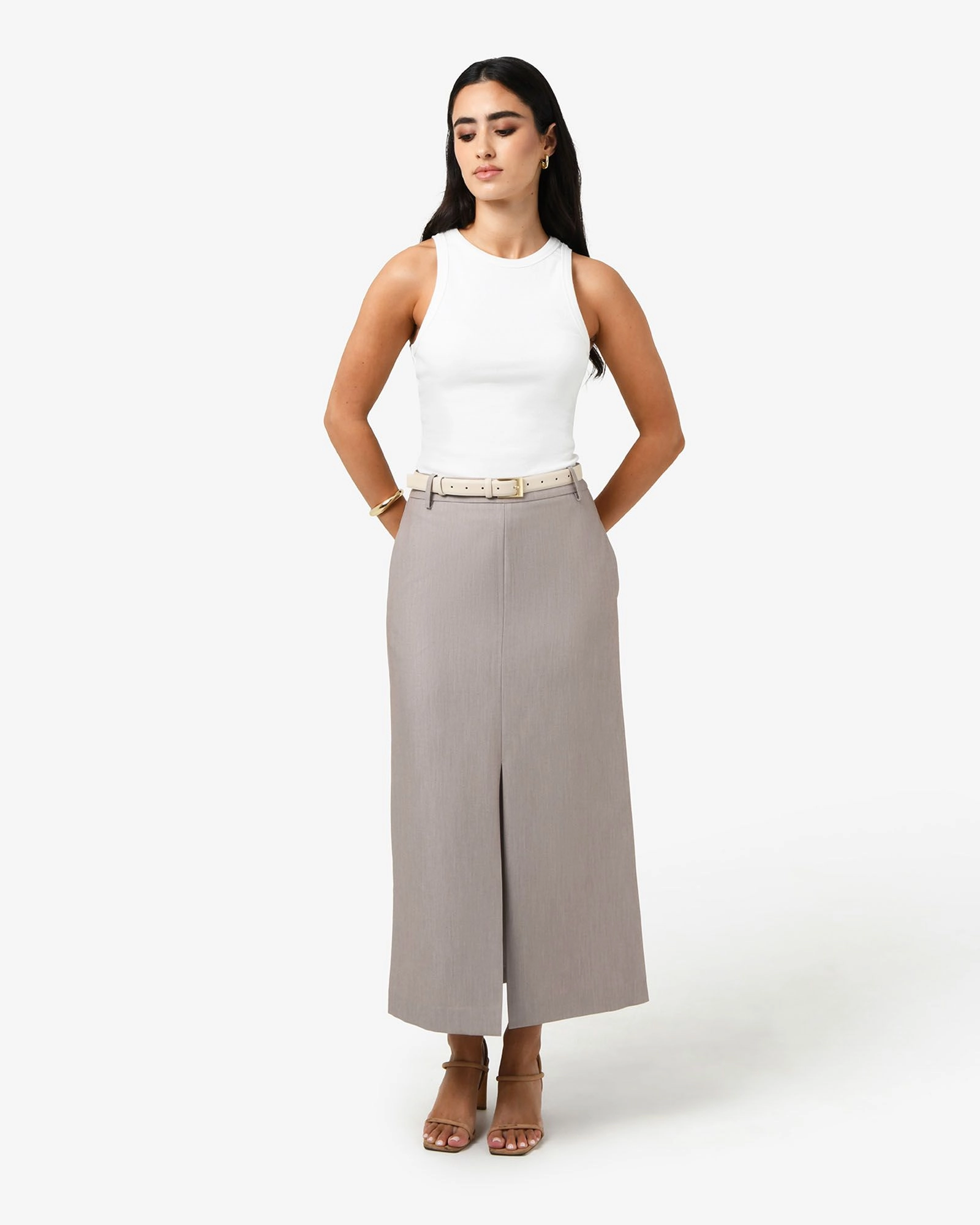 Forcast Clothing - Fitzroy Column Skirt