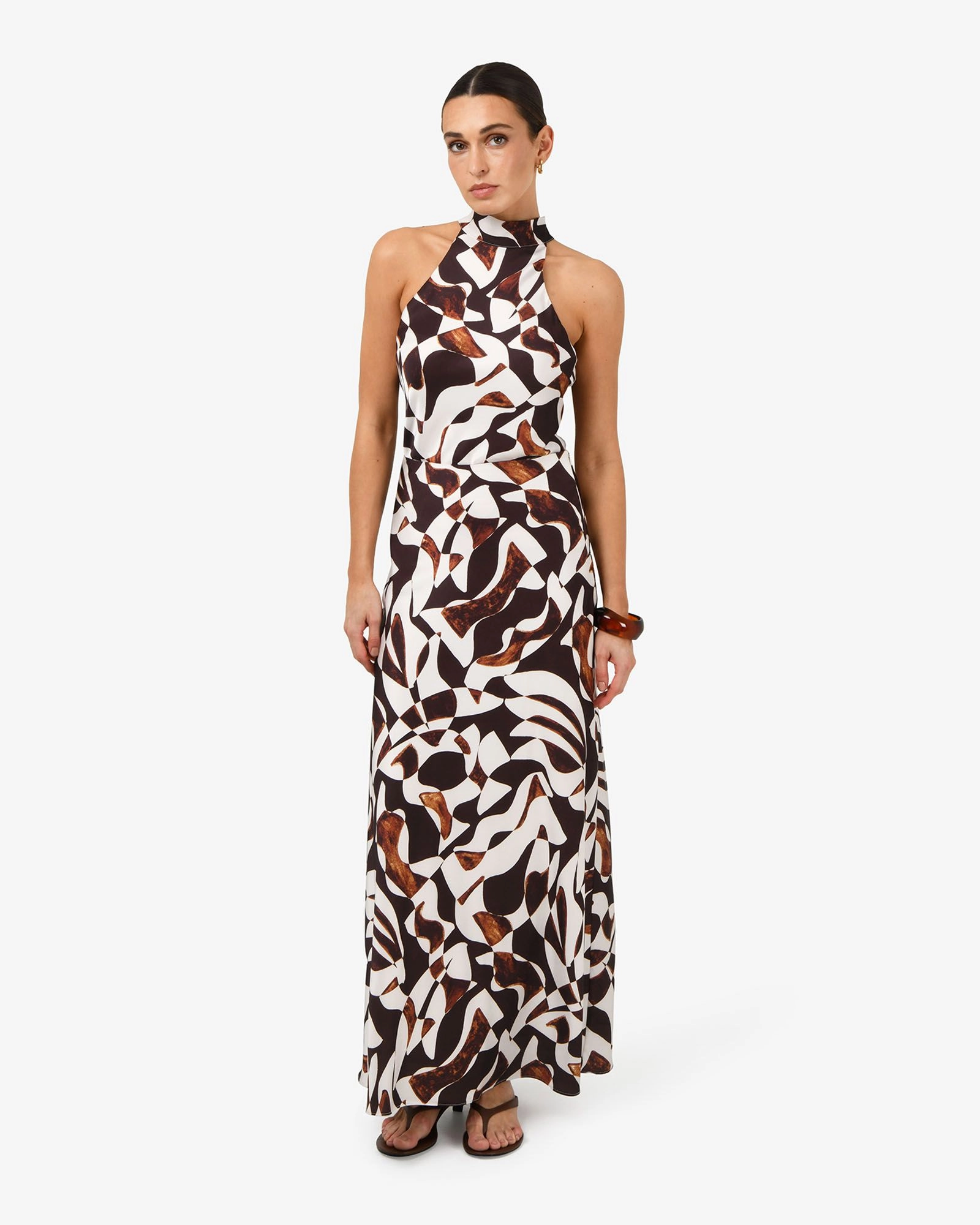 Forcast Clothing - Hazel Printed A-Line Skirt