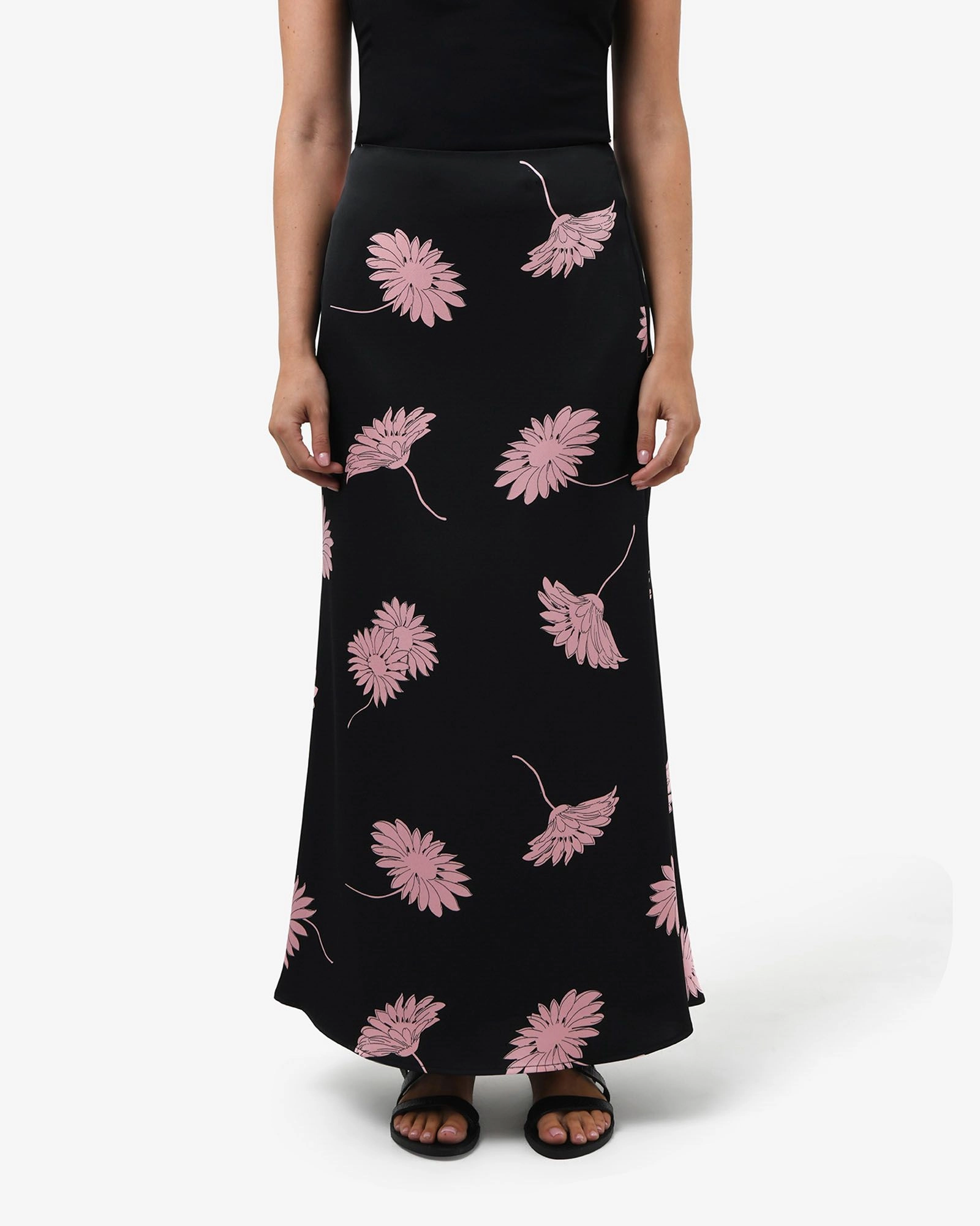 Forcast Clothing - Felicia Floral Satin Skirt