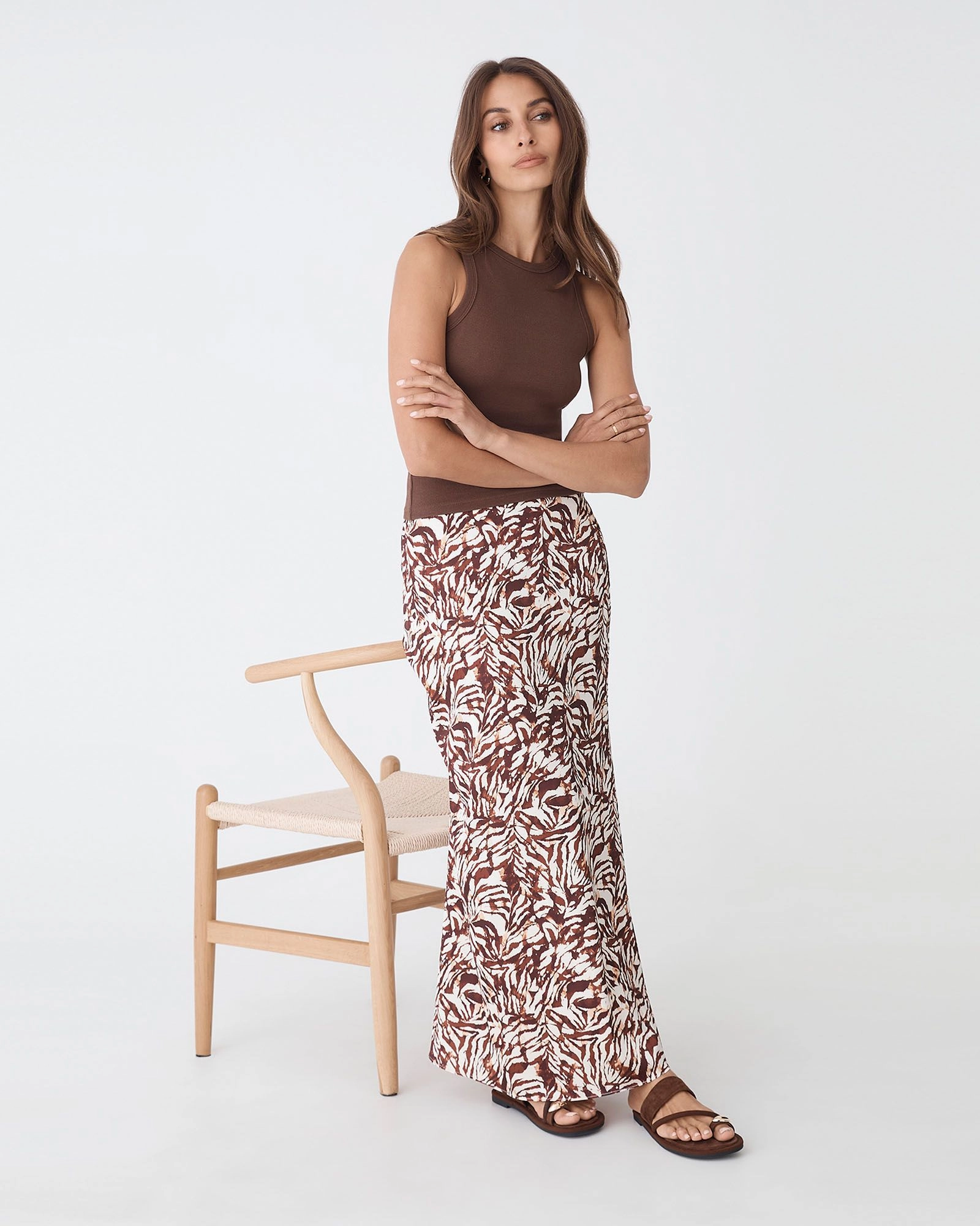 Forcast Clothing - Zuhara Column Skirt