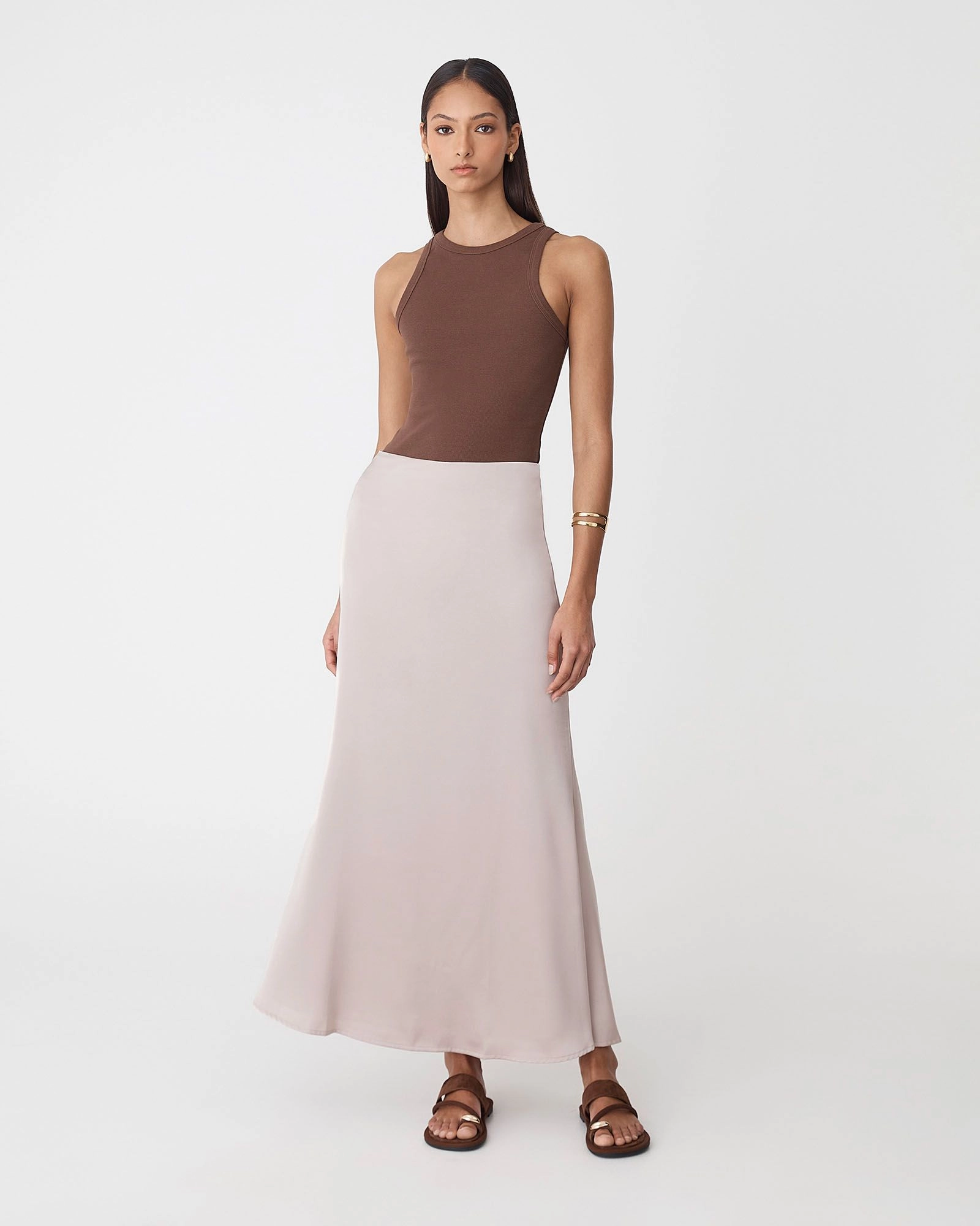 Forcast Clothing - Leigh Flared Maxi Skirt